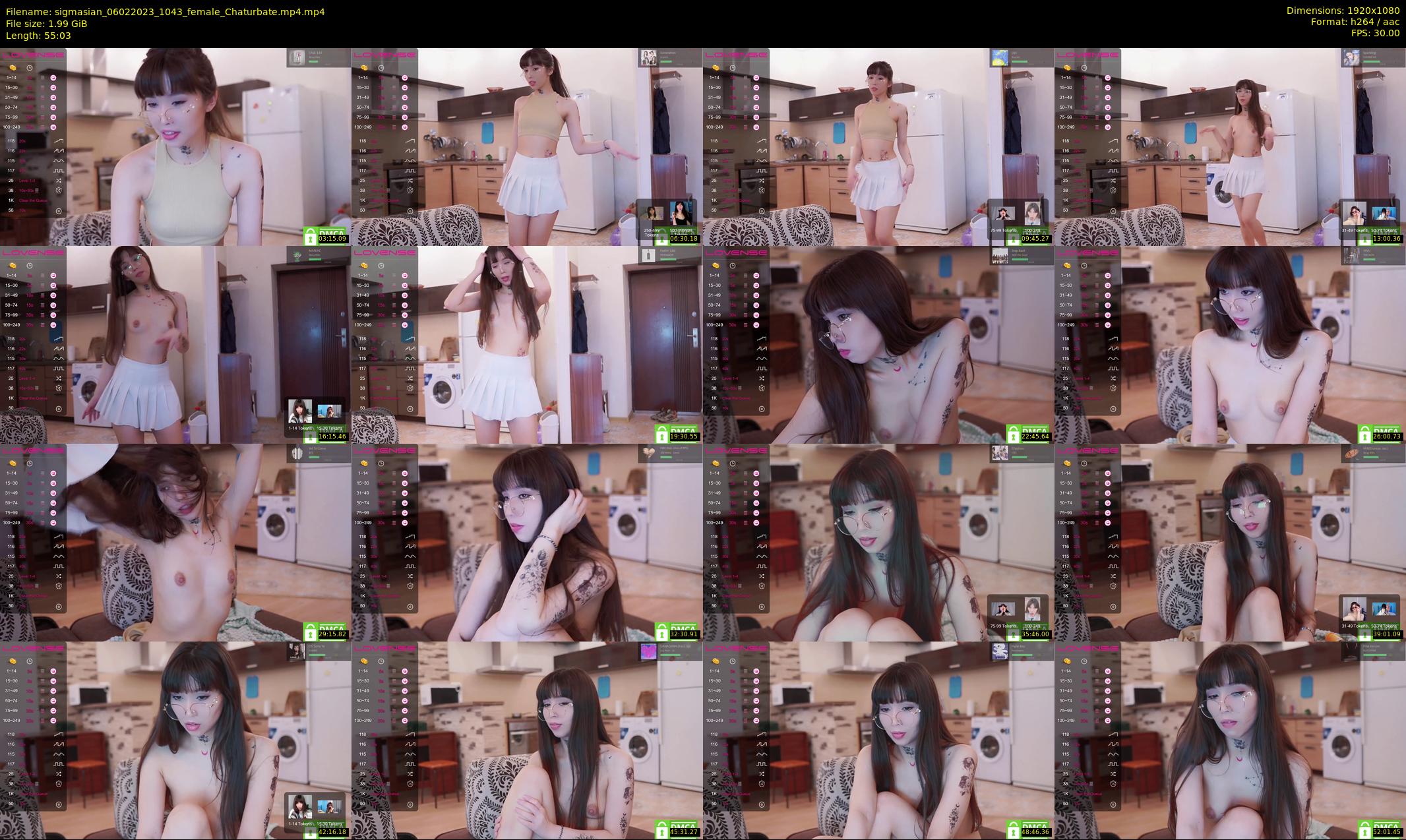 sigmasian — 56 minute Chaturbate female cam show recording, 1080p, Feb 6, 2023