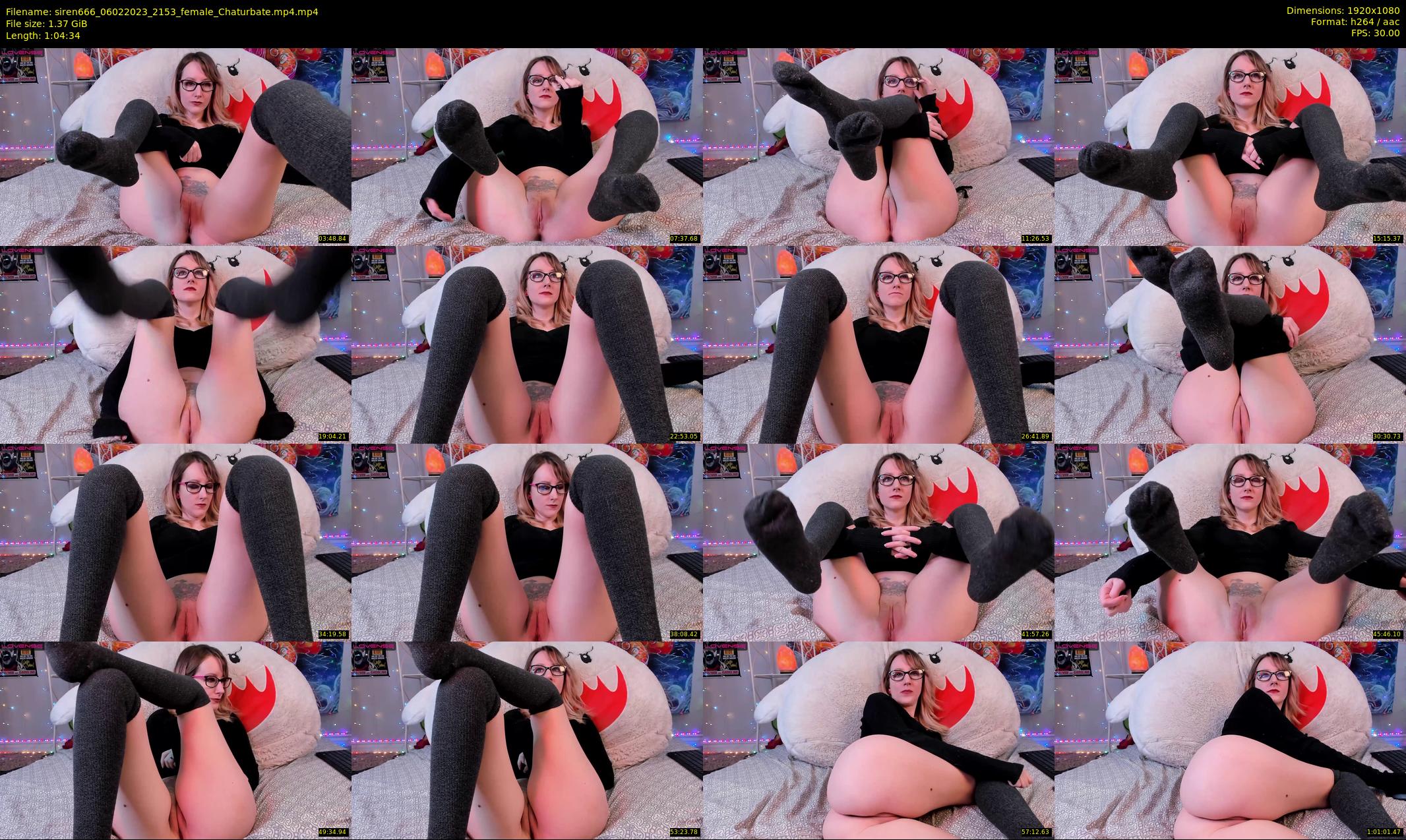 siren666 — 65 minute Chaturbate female cam show recording, 1080p, Feb 6, 2023