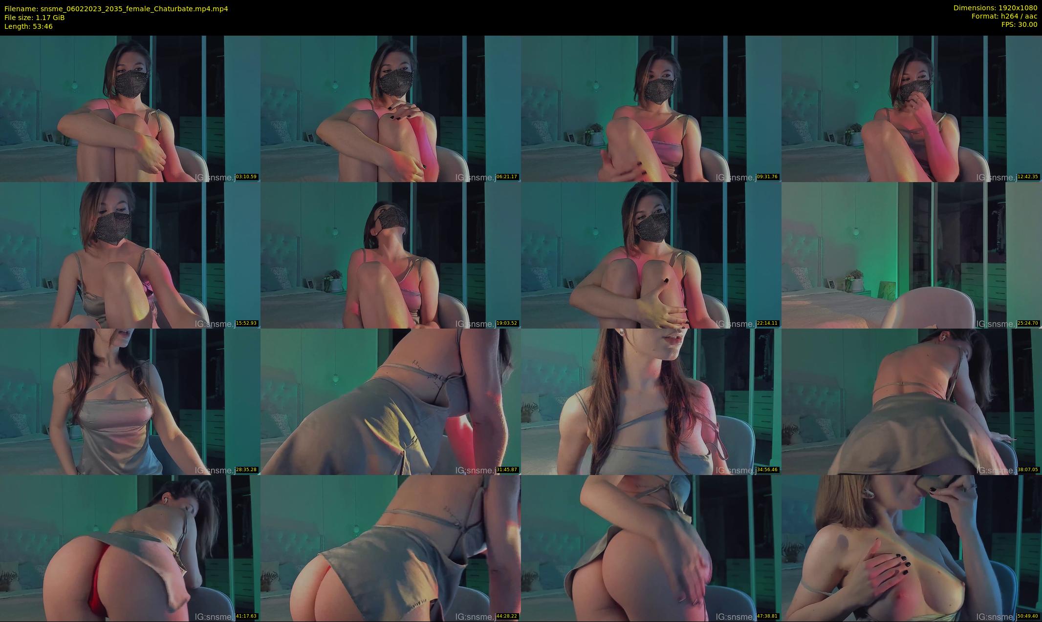 snsme — 54 minute Chaturbate female cam show recording, 1080p, Feb 6, 2023