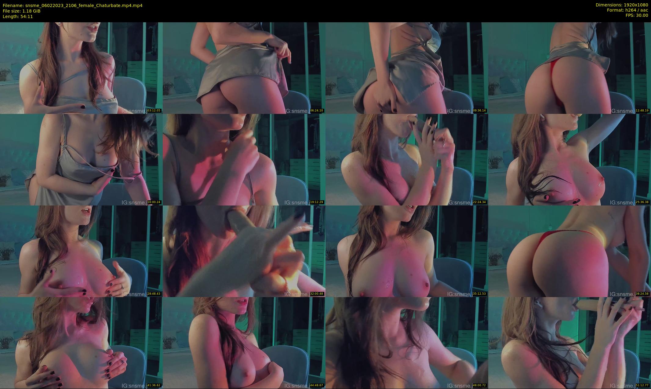 snsme — 55 minute Chaturbate female cam show recording, 1080p, Feb 6, 2023