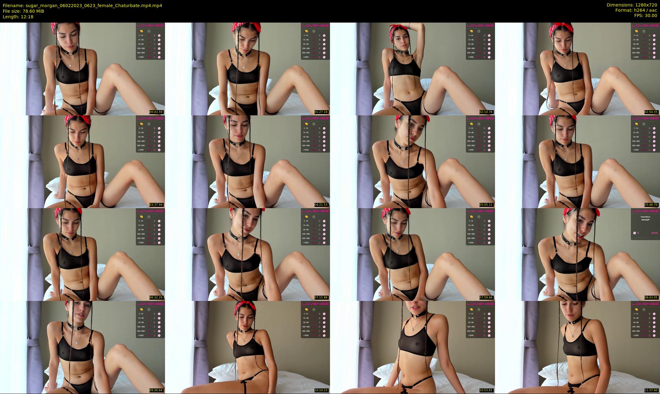sugar_morgan — 13 minute Chaturbate female cam show recording, 720p, Feb 6, 2023