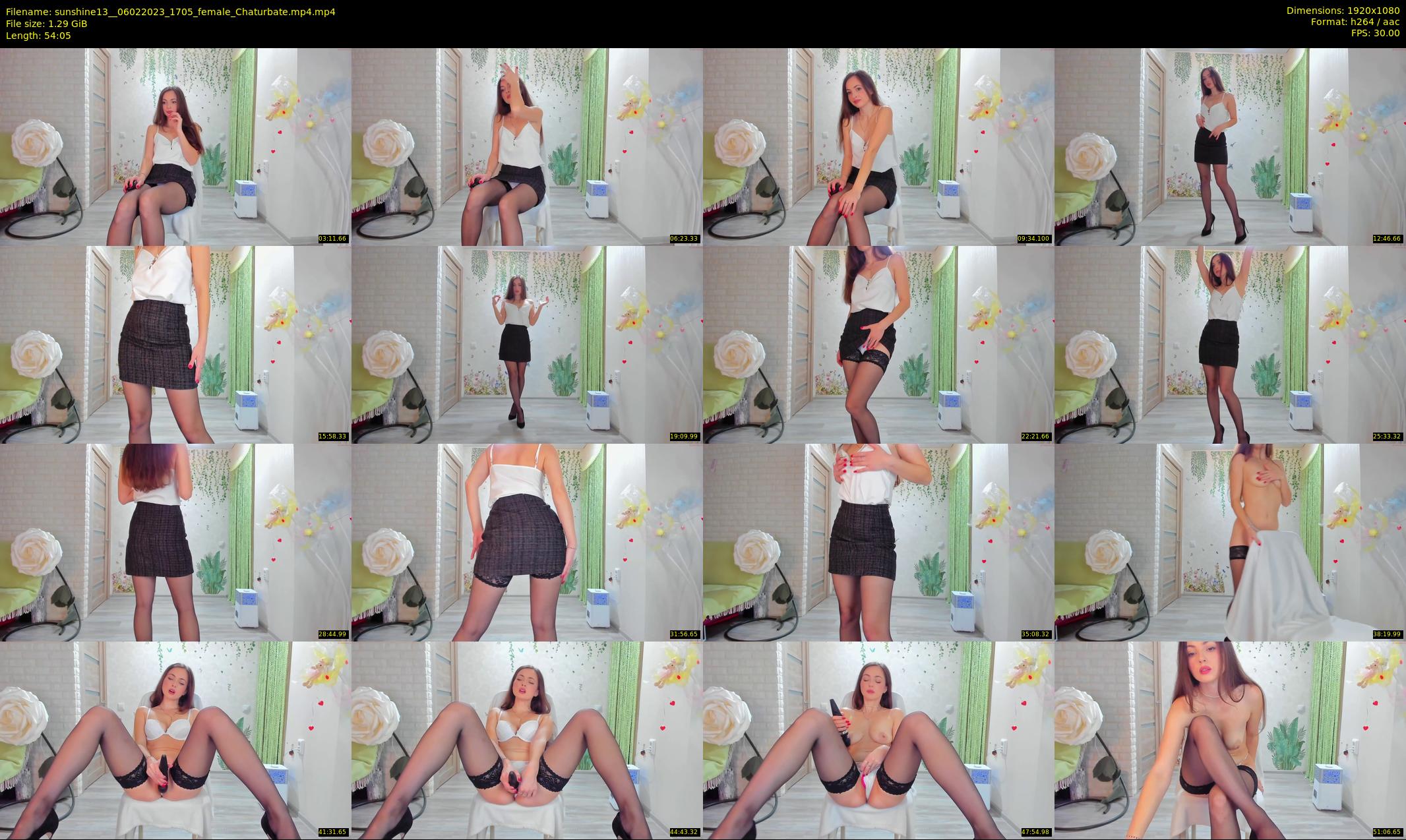 sunshine13_ — 55 minute Chaturbate female cam show recording, 1080p, Feb 6, 2023
