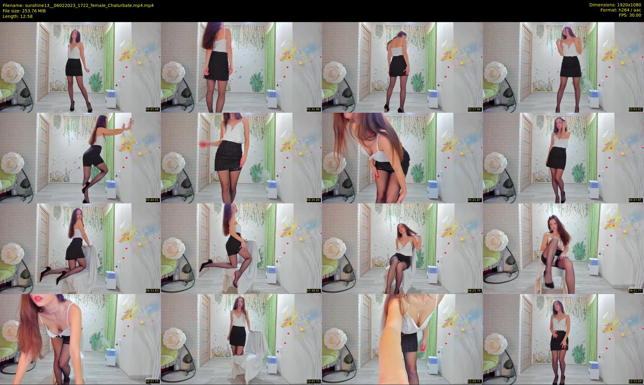 sunshine13_ — 13 minute Chaturbate female cam show recording, 1080p, Feb 6, 2023