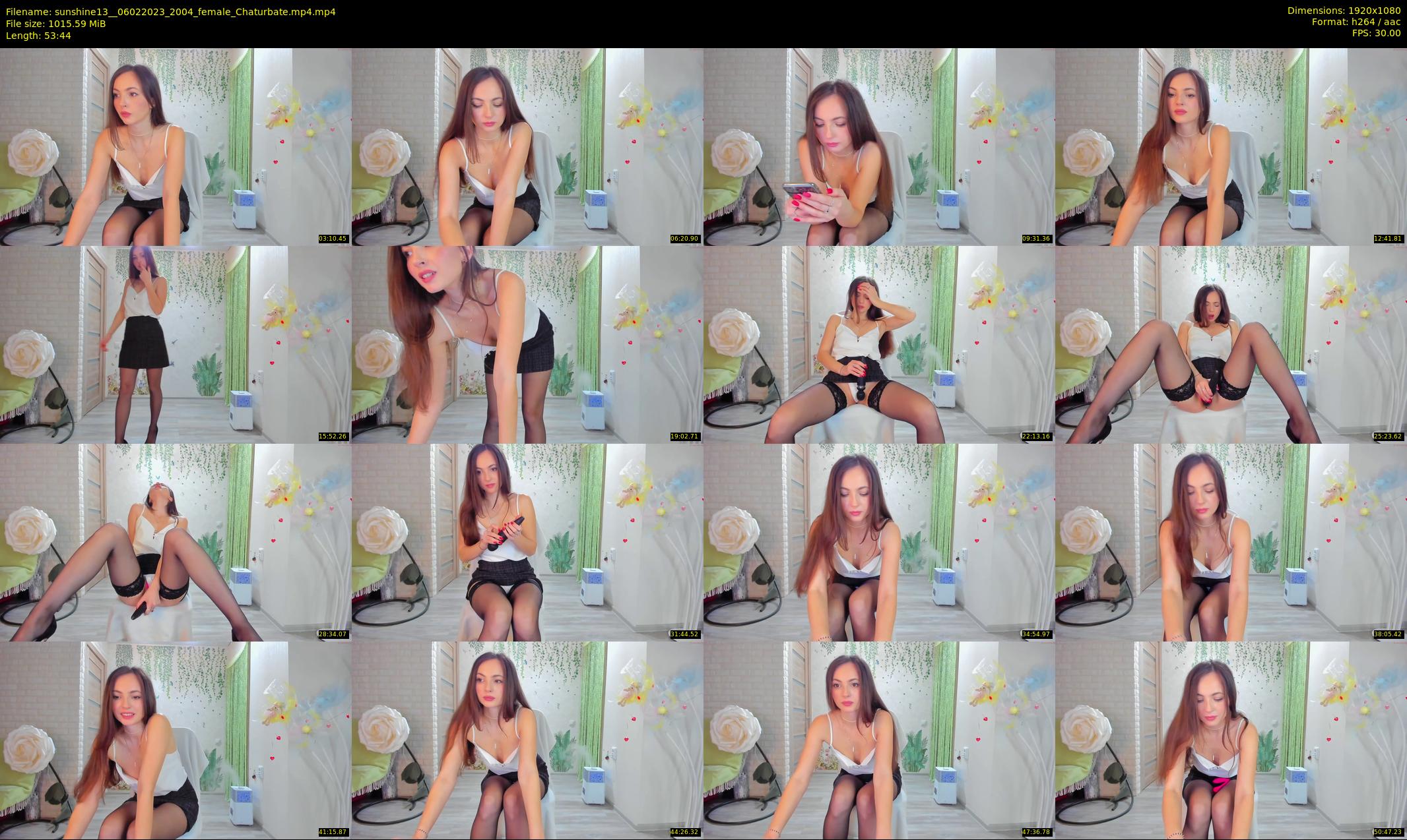 sunshine13_ — 54 minute Chaturbate female cam show recording, 1080p, Feb 6, 2023