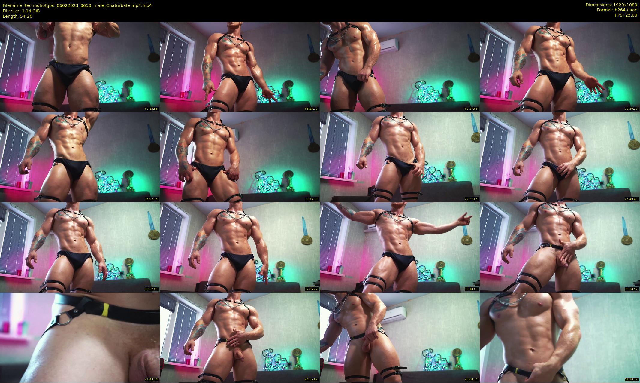 technohotgod — 55 minute Chaturbate male cam show recording, 1080p, Feb 6, 2023