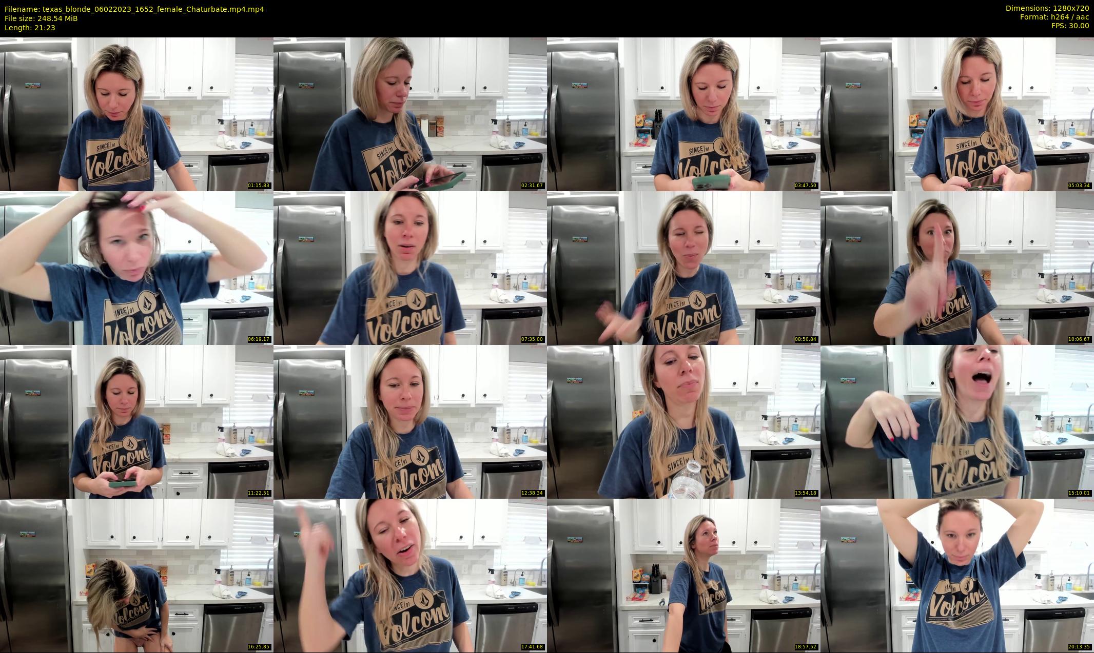 texas_blonde — 22 minute Chaturbate female cam show recording, 720p, Feb 6, 2023