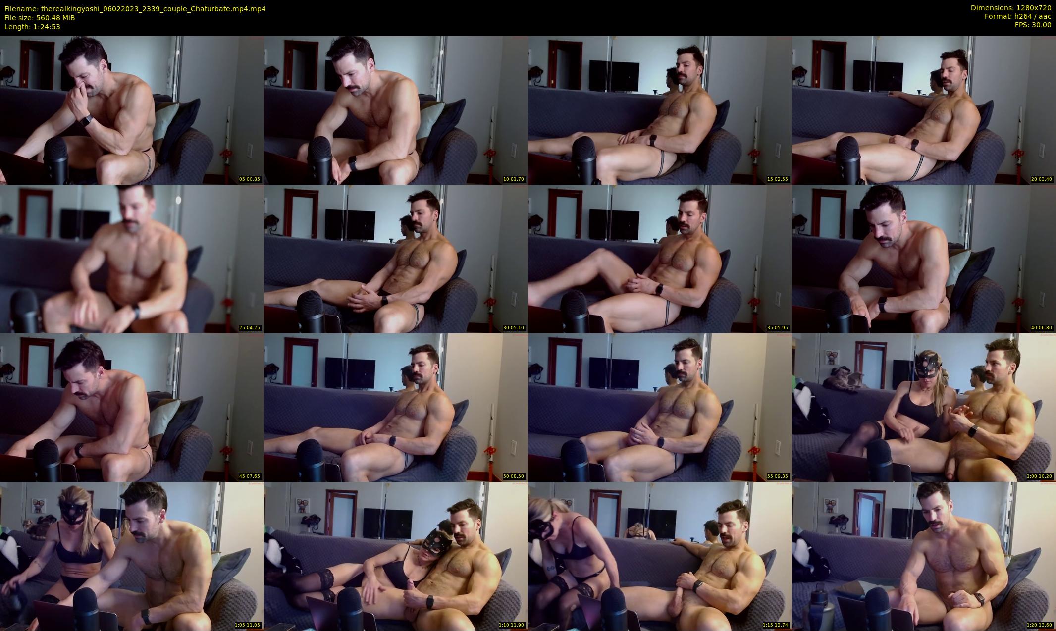 therealkingyoshi — 85 minute Chaturbate male cam show recording, 720p, Feb 6, 2023