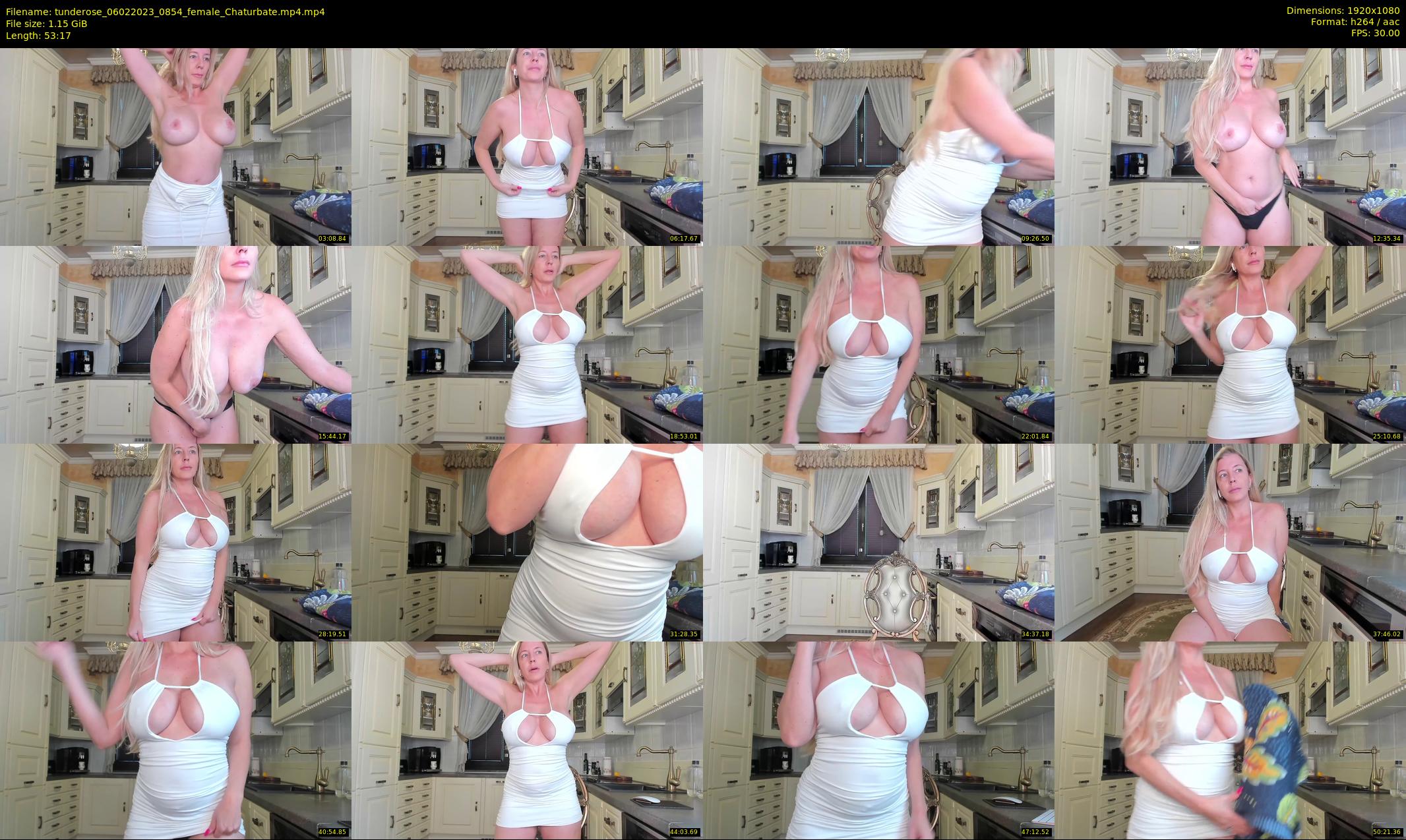 tunderose — 54 minute Chaturbate female cam show recording, 1080p, Feb 6, 2023