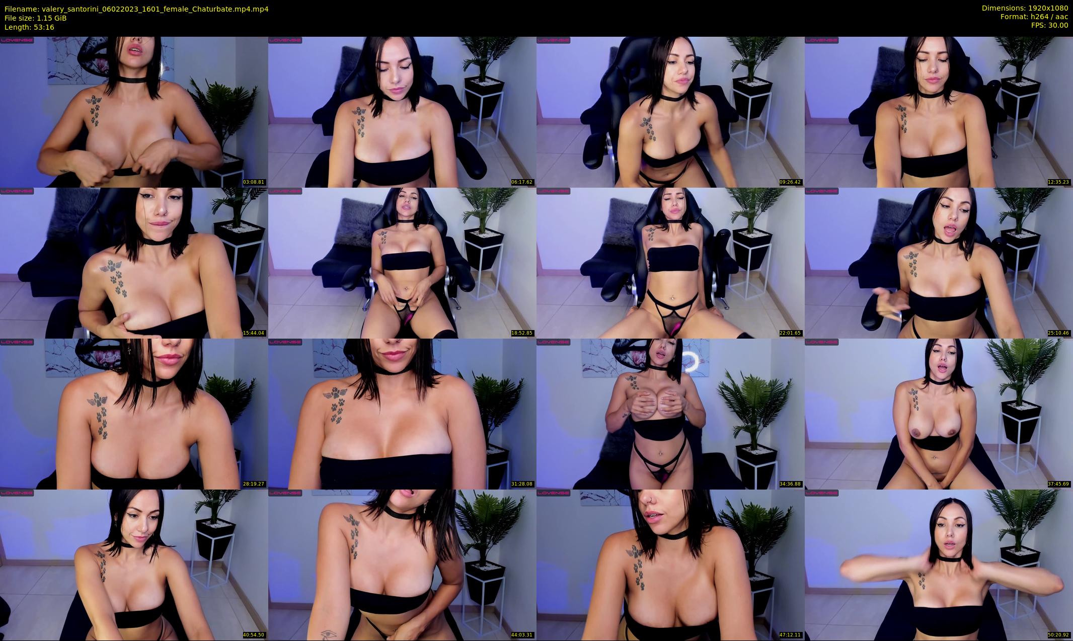 valery_santorini — 54 minute Chaturbate female cam show recording, 1080p, Feb 6, 2023