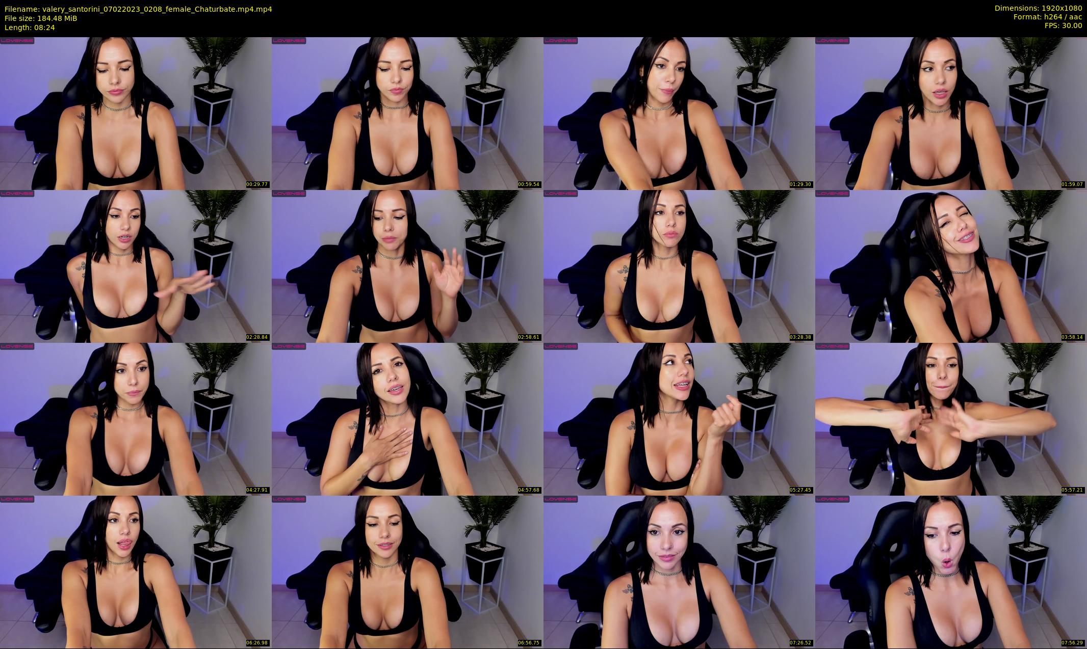 valery_santorini — 9 minute Chaturbate female cam show recording, 1080p, Feb 7, 2023