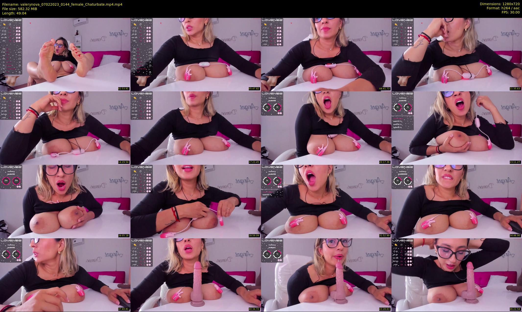 valerynova — 50 minute Chaturbate female cam show recording, 720p, Feb 7, 2023