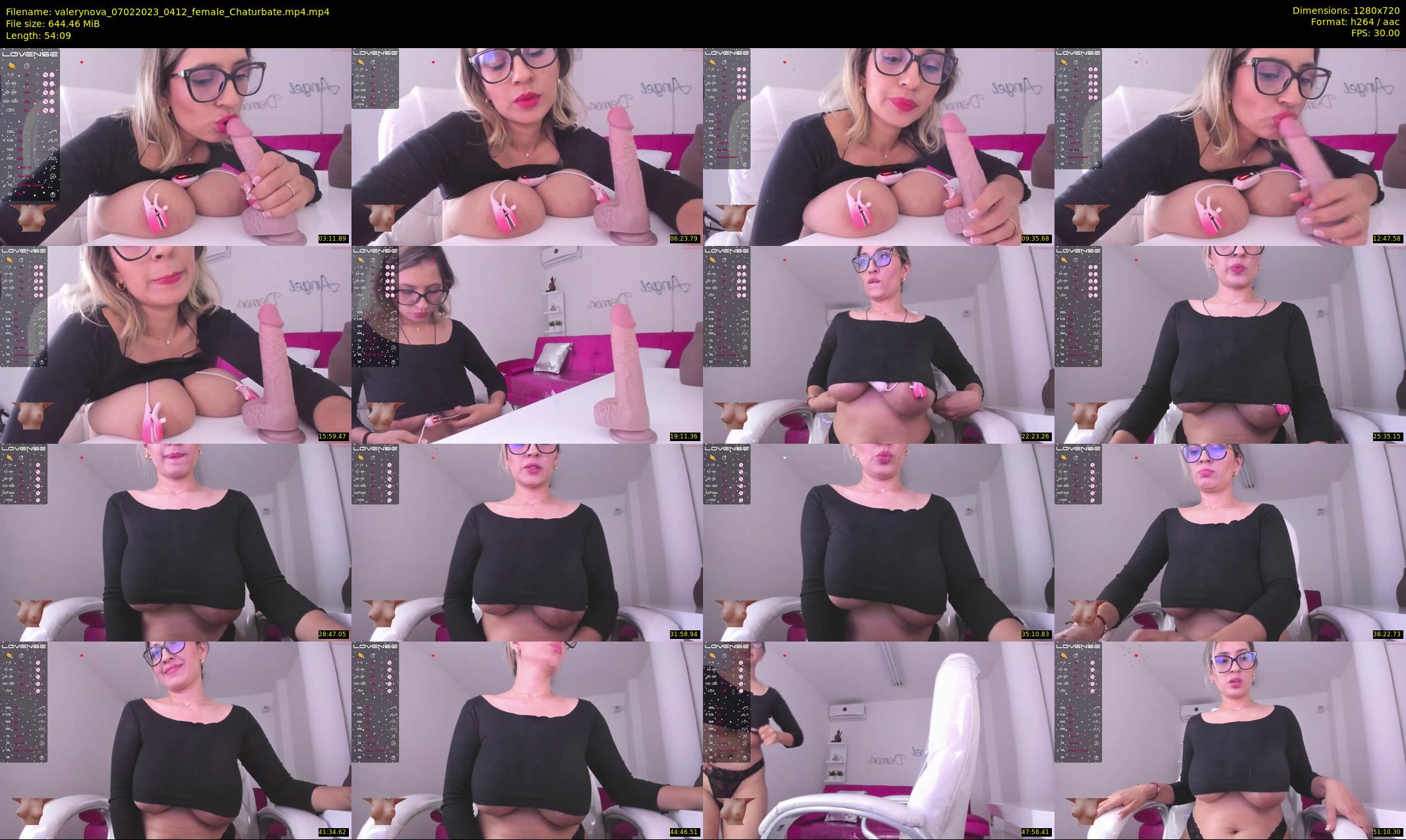 valerynova — 55 minute Chaturbate female cam show recording, 720p, Feb 7, 2023