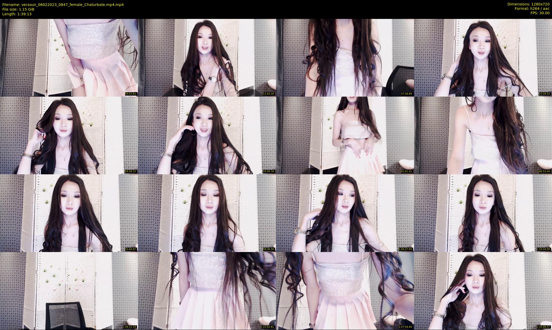 verasun — 100 minute Chaturbate female cam show recording, 720p, Feb 6, 2023