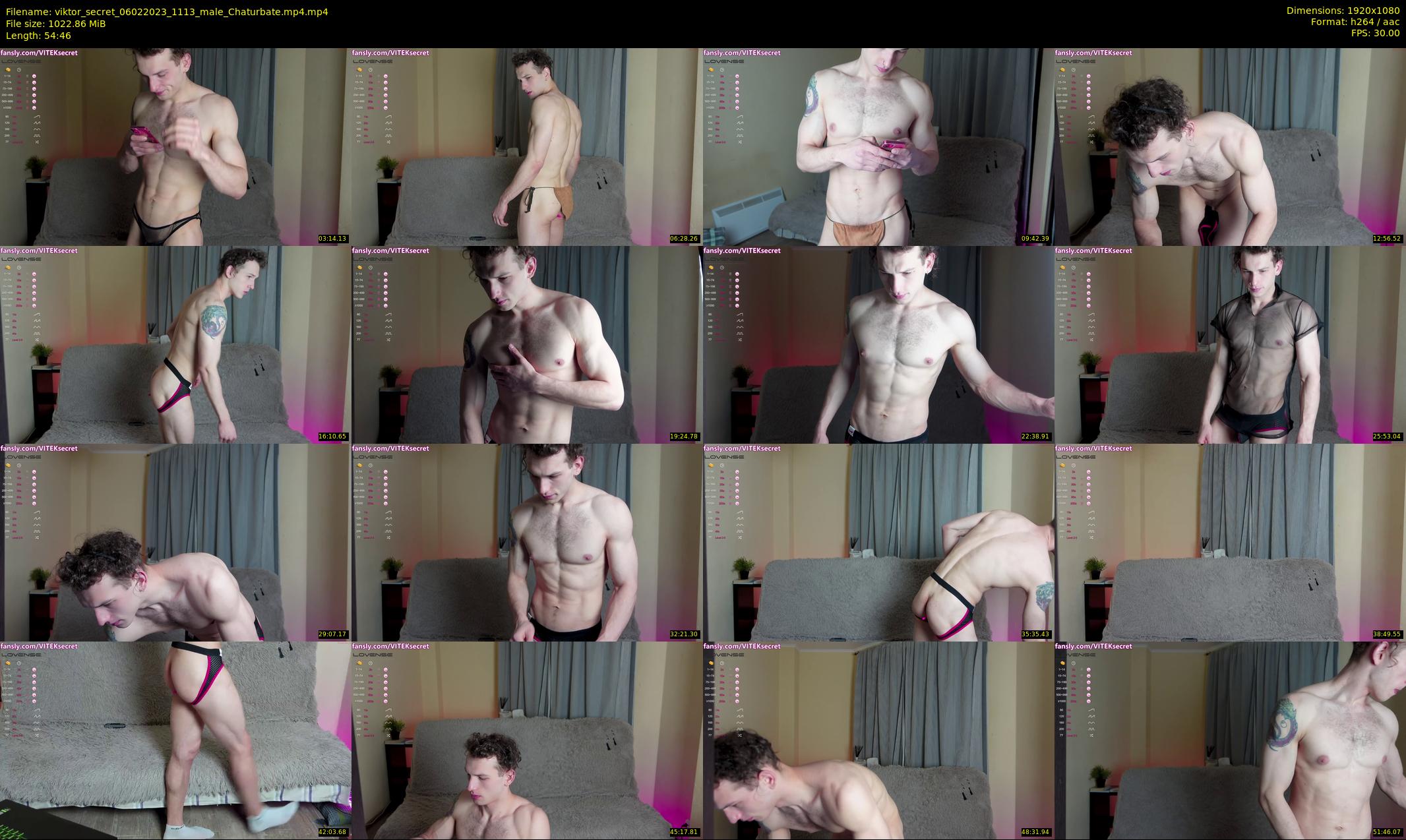 viktor_secret — 55 minute Chaturbate male cam show recording, 1080p, Feb 6, 2023