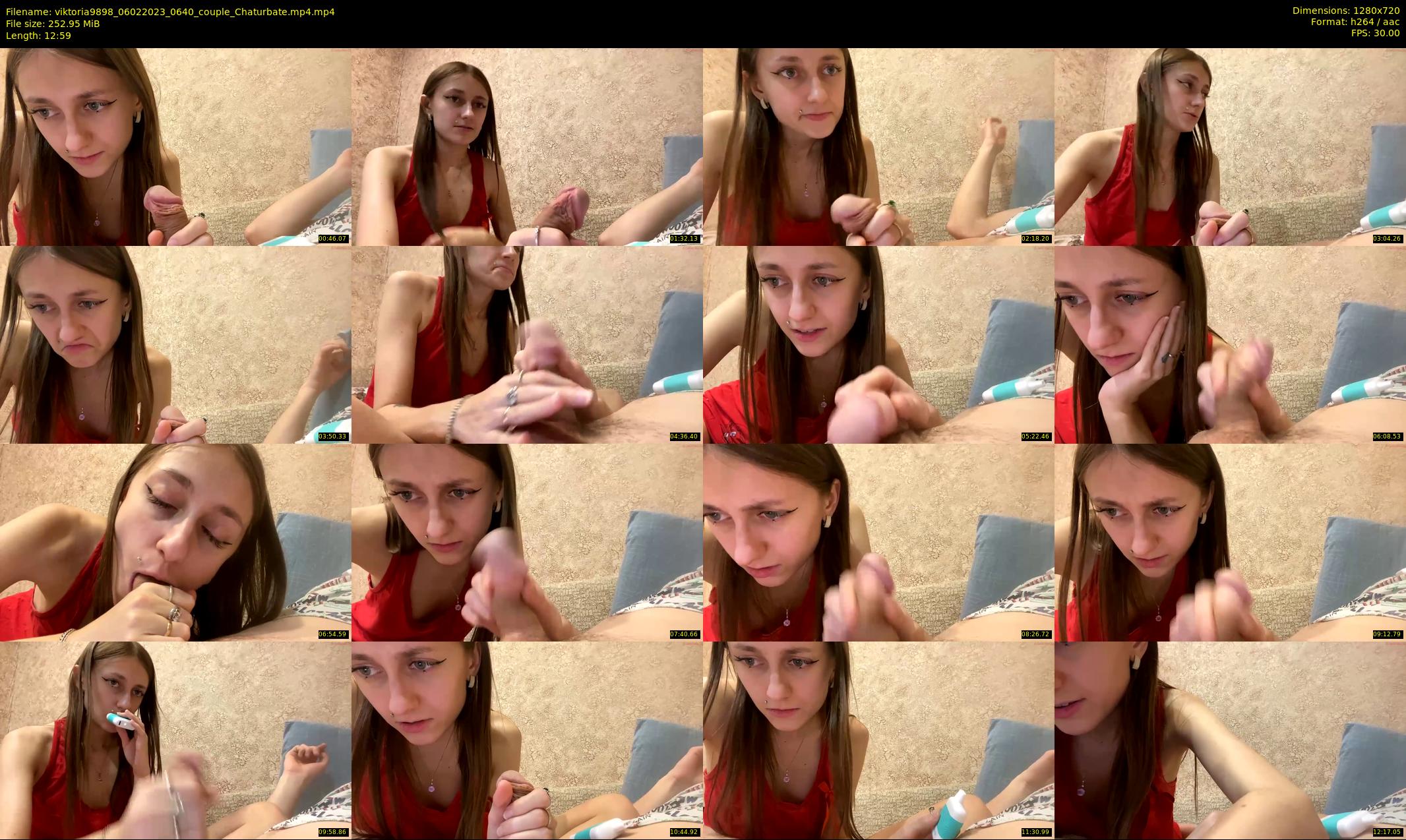 viktoria9898 — 13 minute Chaturbate couple cam show recording, 720p, Feb 6, 2023