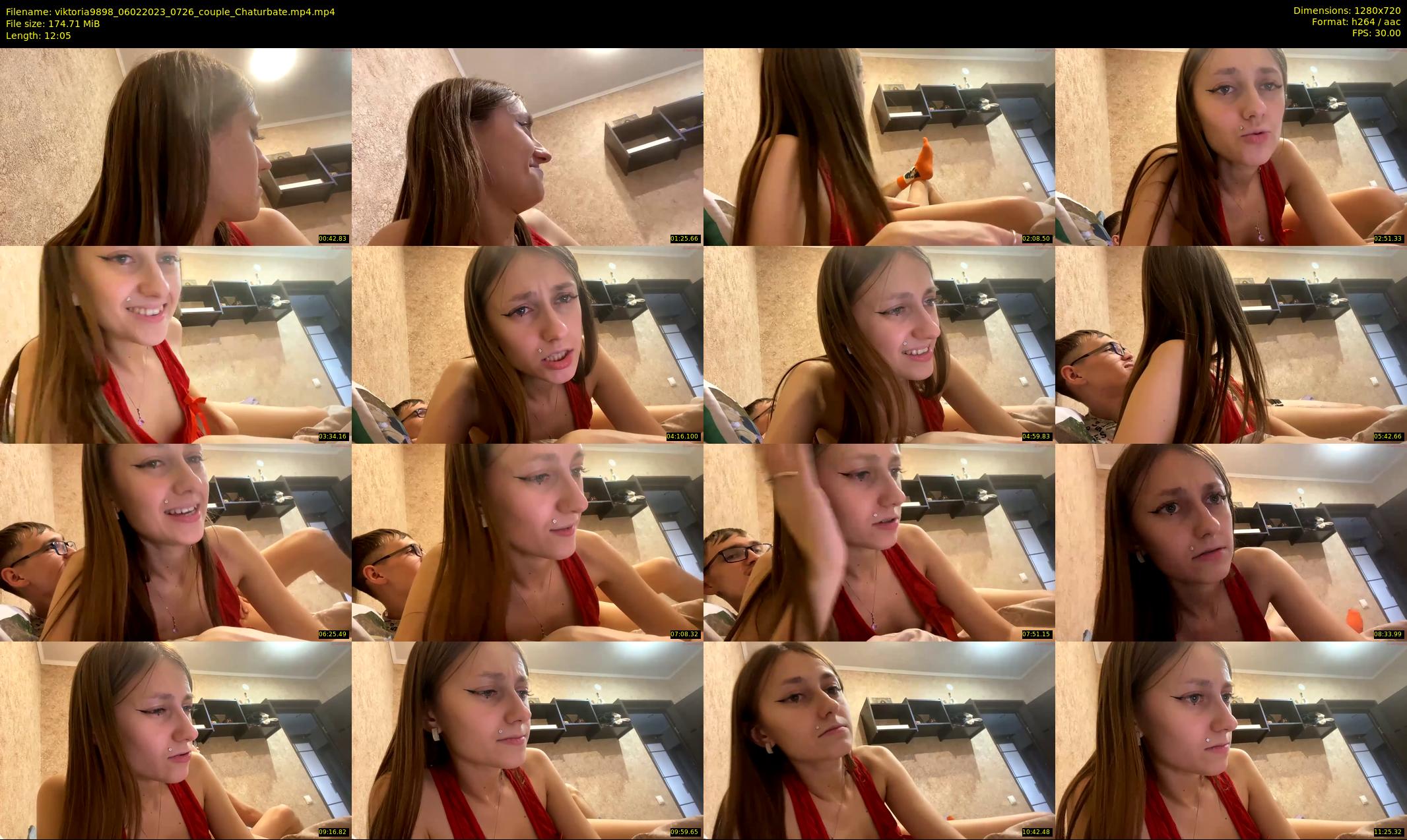 viktoria9898 — 13 minute Chaturbate couple cam show recording, 720p, Feb 6, 2023