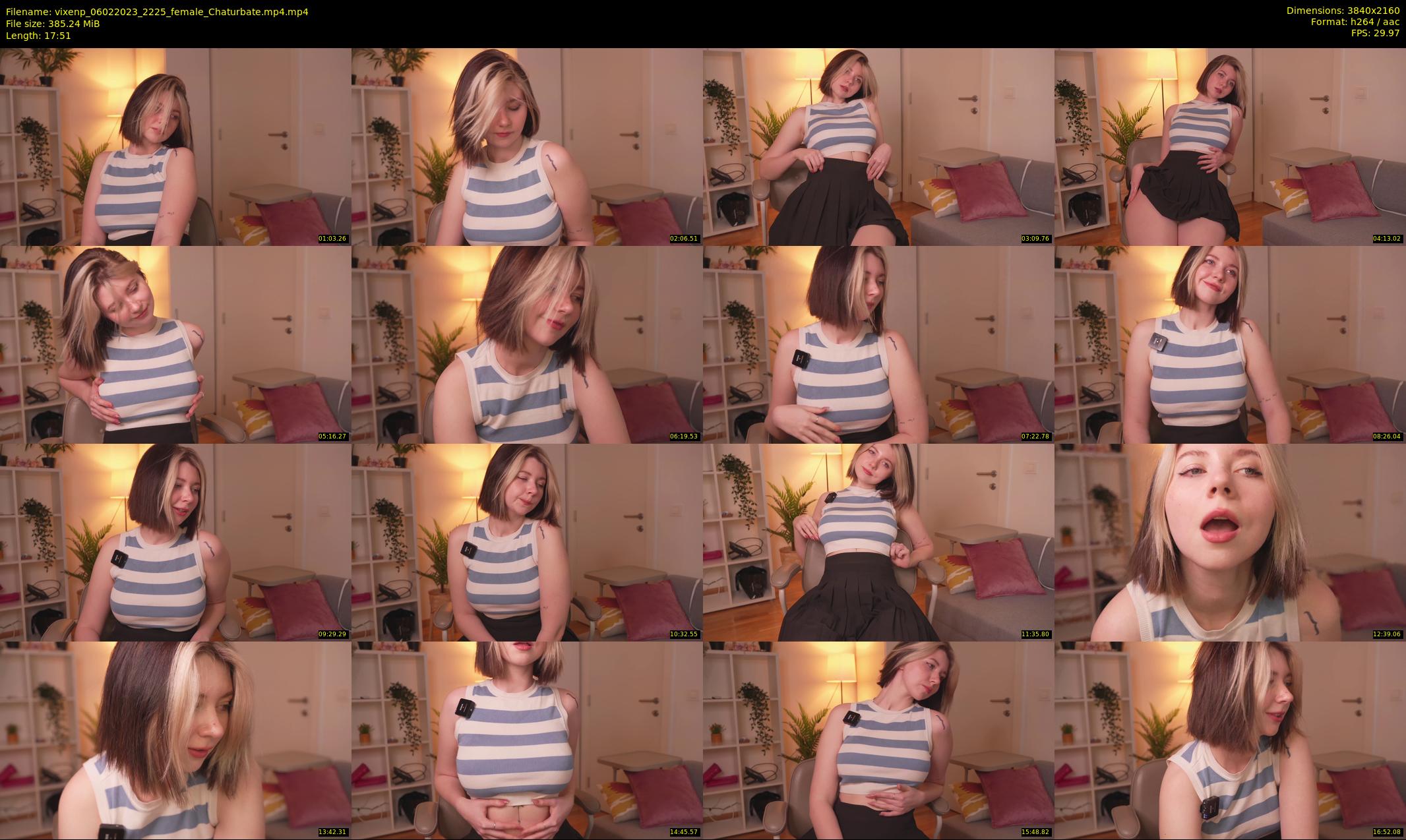 vixenp — 18 minute Chaturbate female cam show recording, 4K, Feb 6, 2023