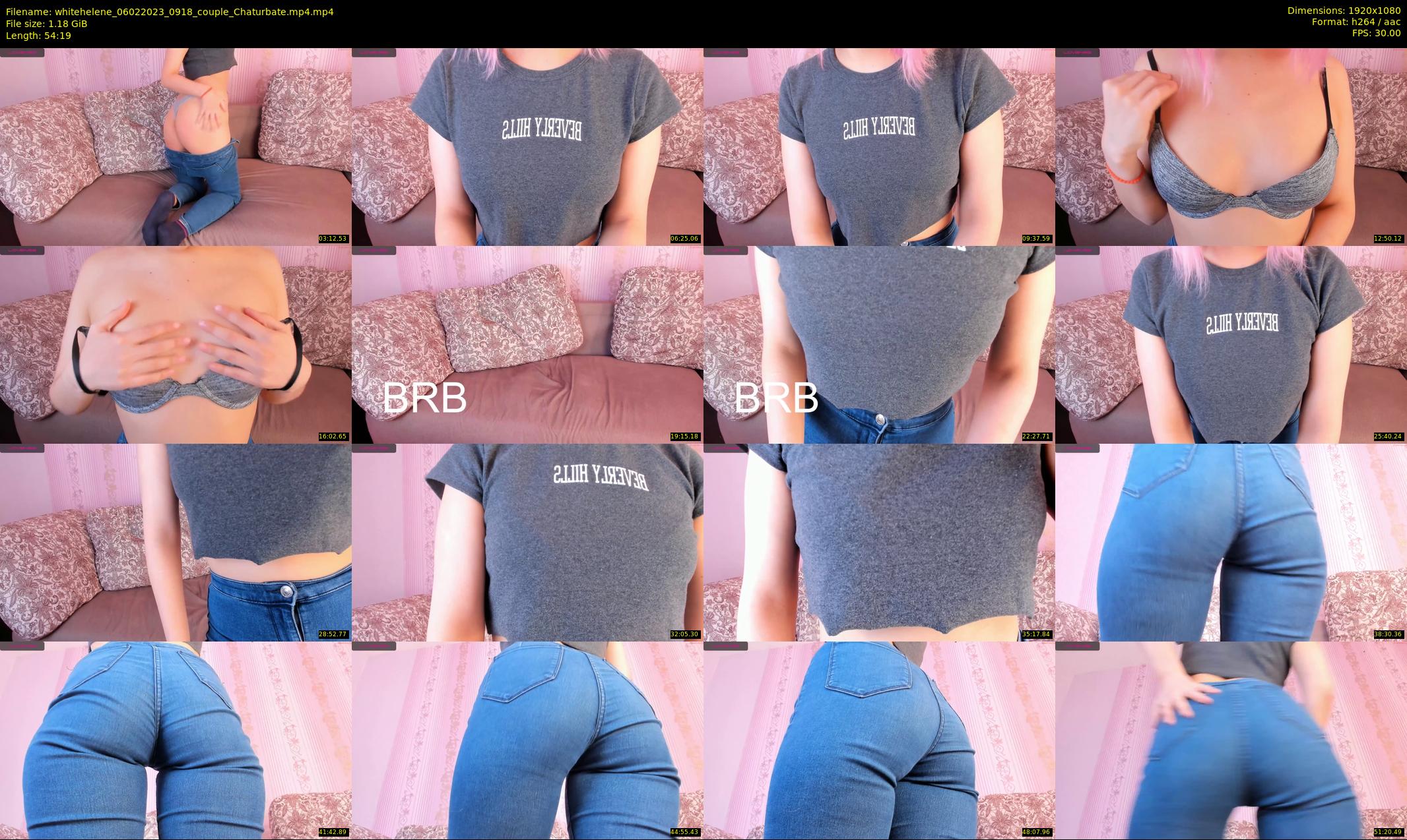 whitehelene — 55 minute Chaturbate female cam show recording, 1080p, Feb 6, 2023