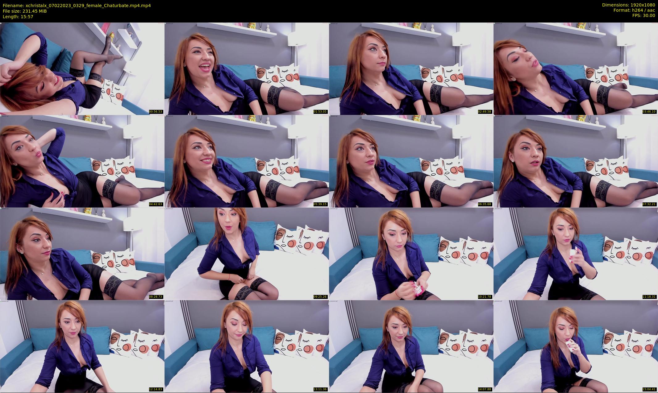 xchristalx — 16 minute Chaturbate female cam show recording, 1080p, Feb 7, 2023