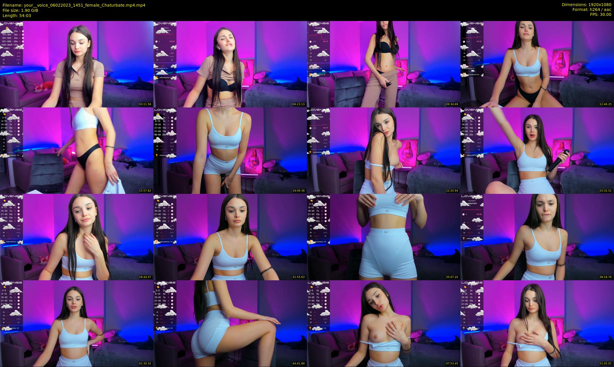 your__voice — 55 minute Chaturbate female cam show recording, 1080p, Feb 6, 2023