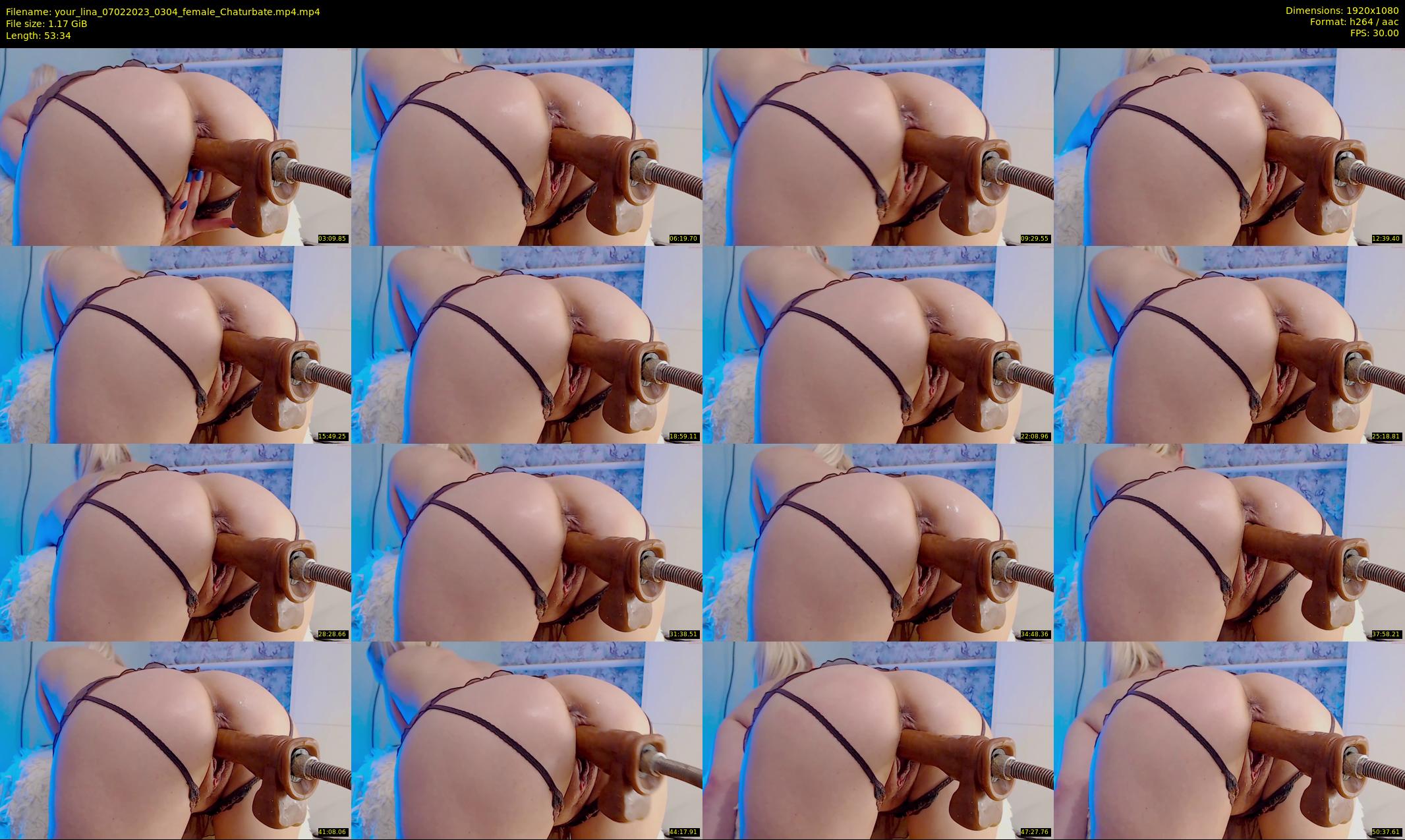 your_lina — 54 minute Chaturbate female cam show recording, 1080p, Feb 7, 2023