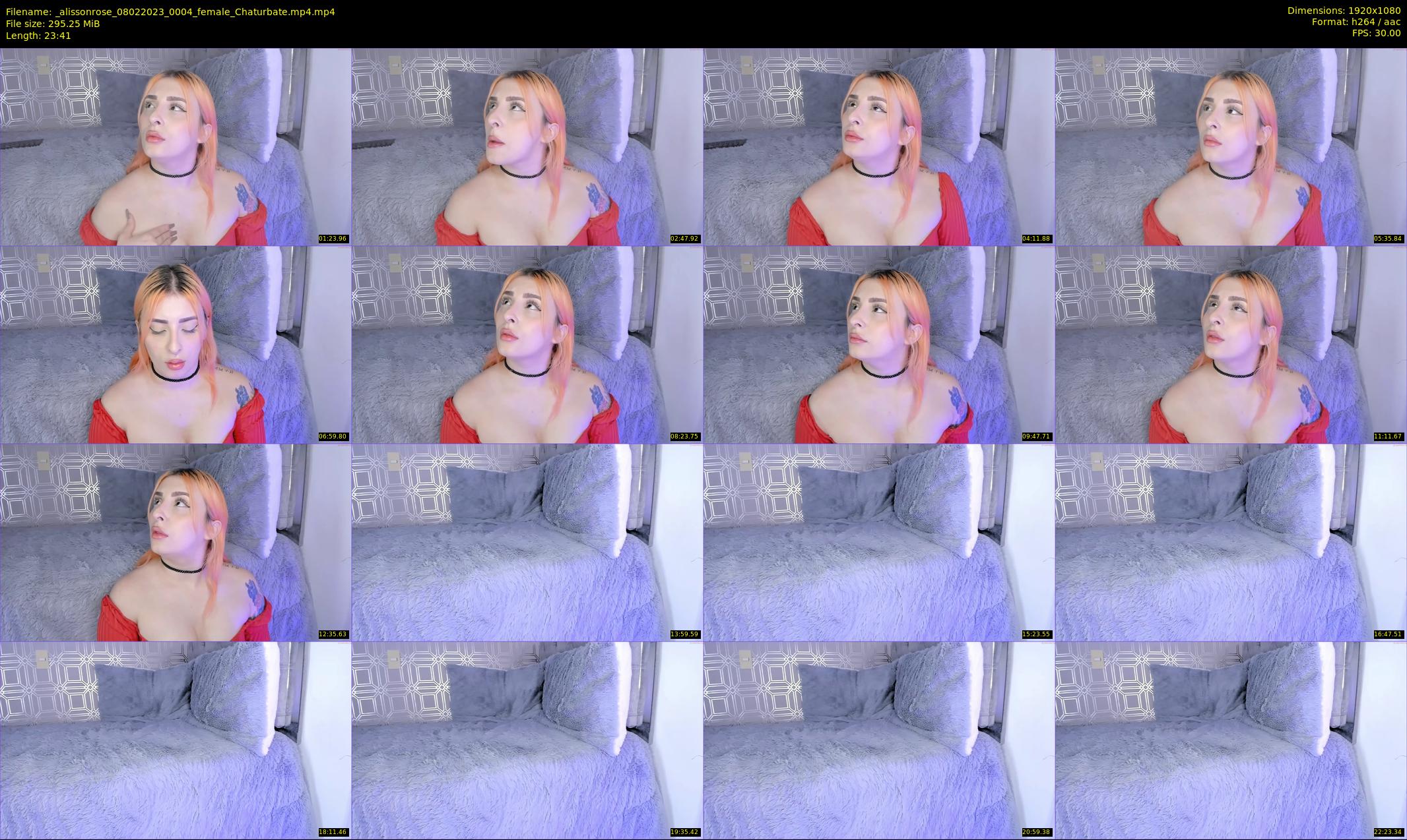 _alissonrose — 24 minute Chaturbate female cam show recording, 1080p, Feb 8, 2023