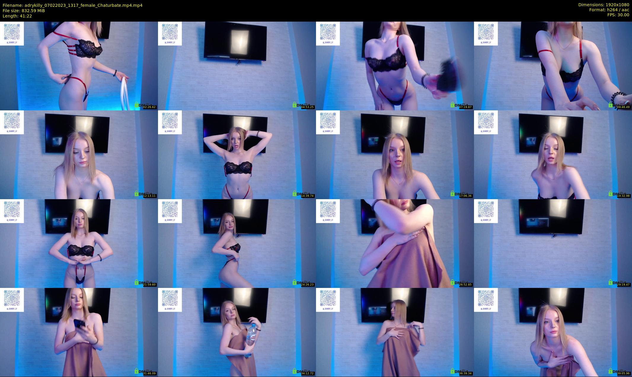 adrykilly — 42 minute Chaturbate female cam show recording, 1080p, Feb 7, 2023