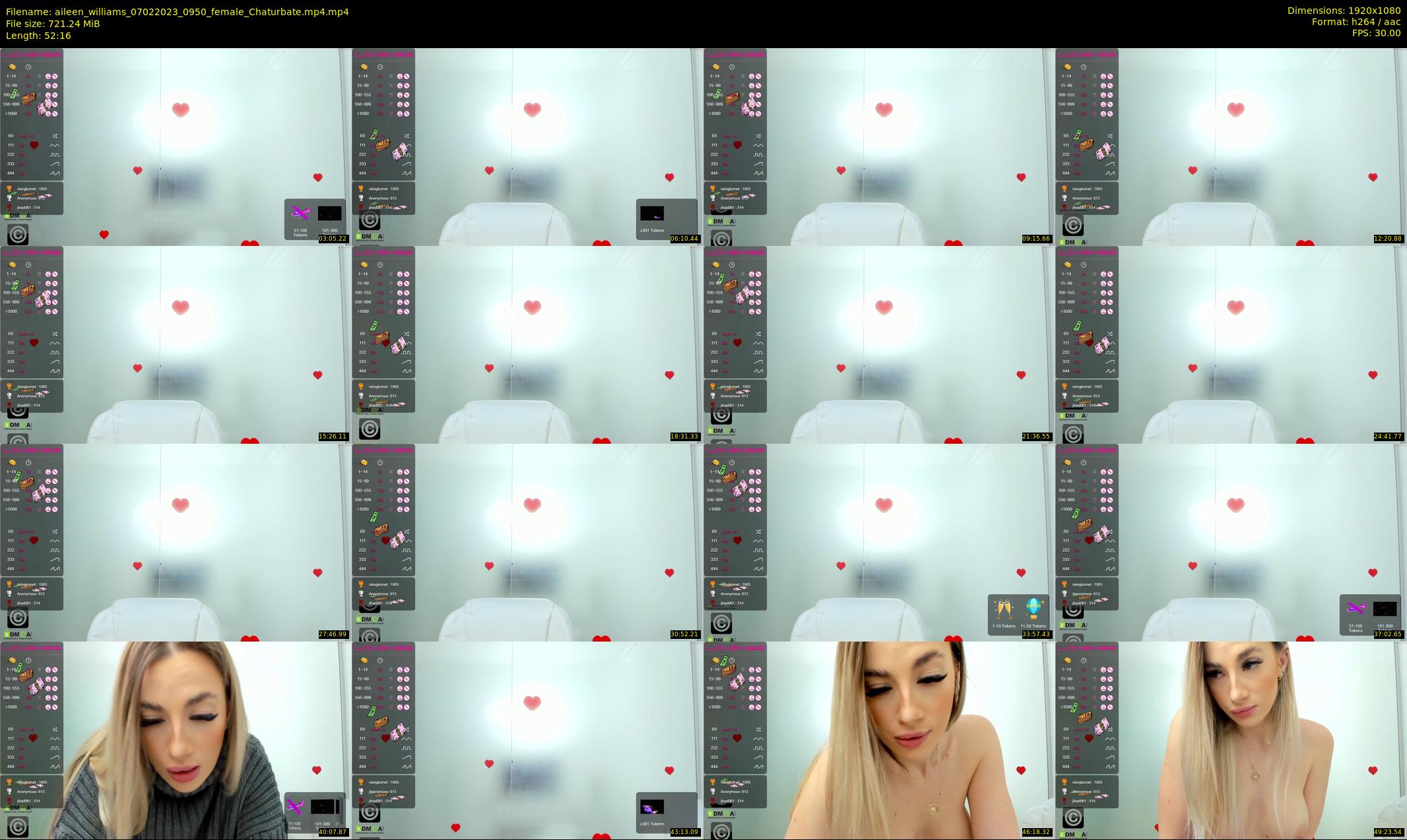 aileen_williams — 53 minute Chaturbate female cam show recording, 1080p, Feb 7, 2023