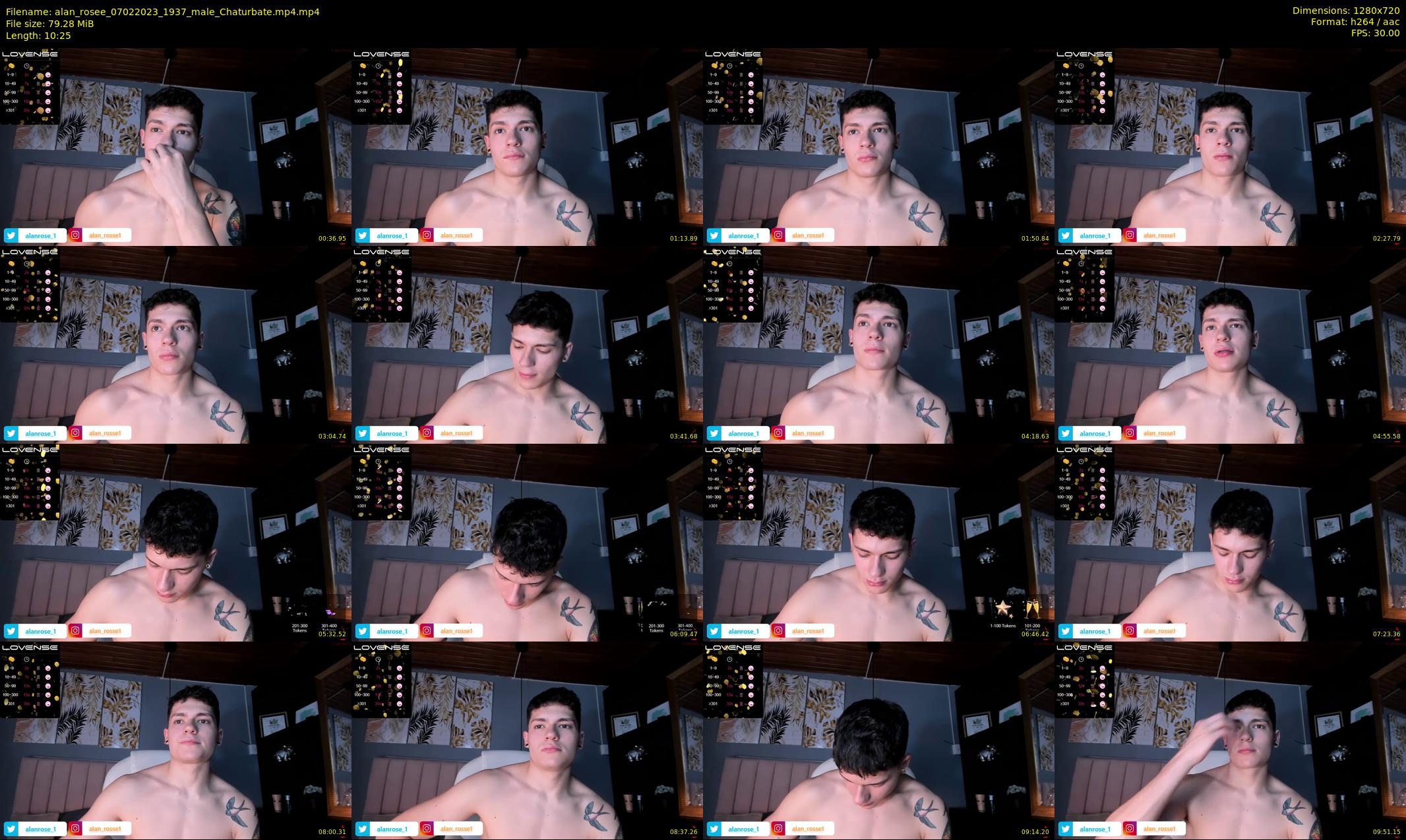 alan_rosee — 11 minute Chaturbate male cam show recording, 720p, Feb 7, 2023