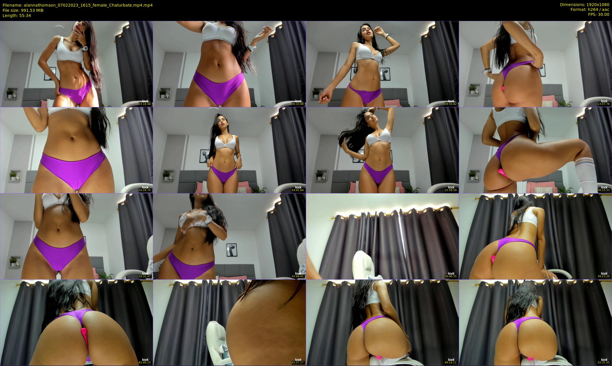 alannathomson — 56 minute Chaturbate female cam show recording, 1080p, Feb 7, 2023