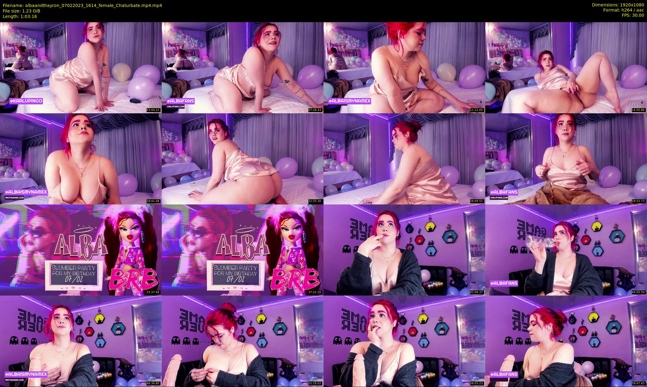 albaandthayron — 64 minute Chaturbate couple cam show recording, 1080p, Feb 7, 2023