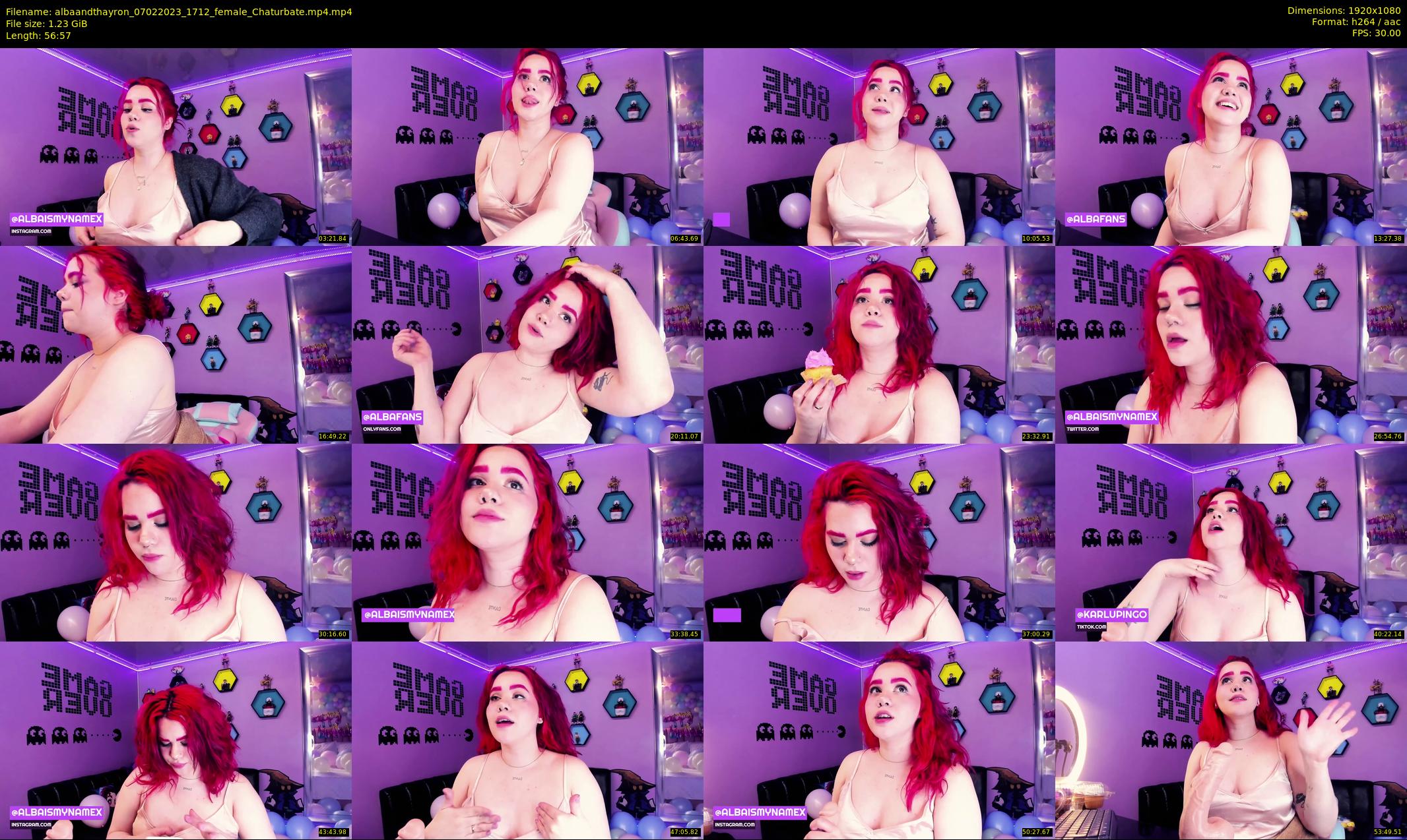 albaandthayron — 57 minute Chaturbate couple cam show recording, 1080p, Feb 7, 2023