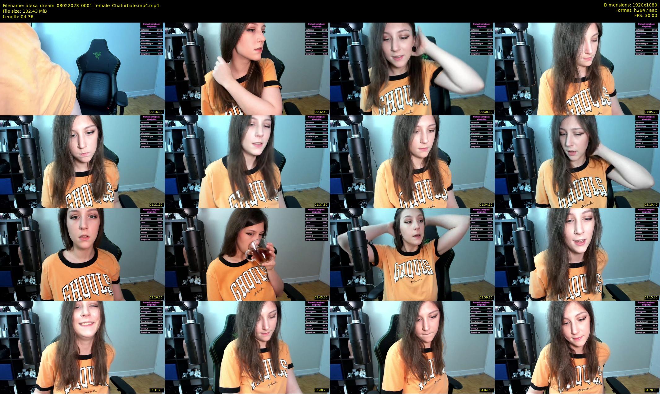 alexa_dream — 5 minute Chaturbate female cam show recording, 1080p, Feb 8, 2023