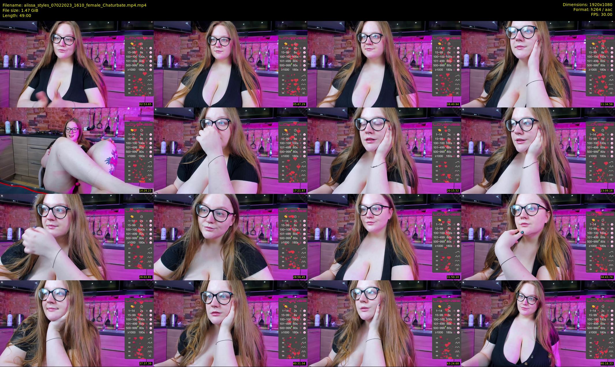 alissa_styles — 49 minute Chaturbate female cam show recording, 1080p, Feb 7, 2023