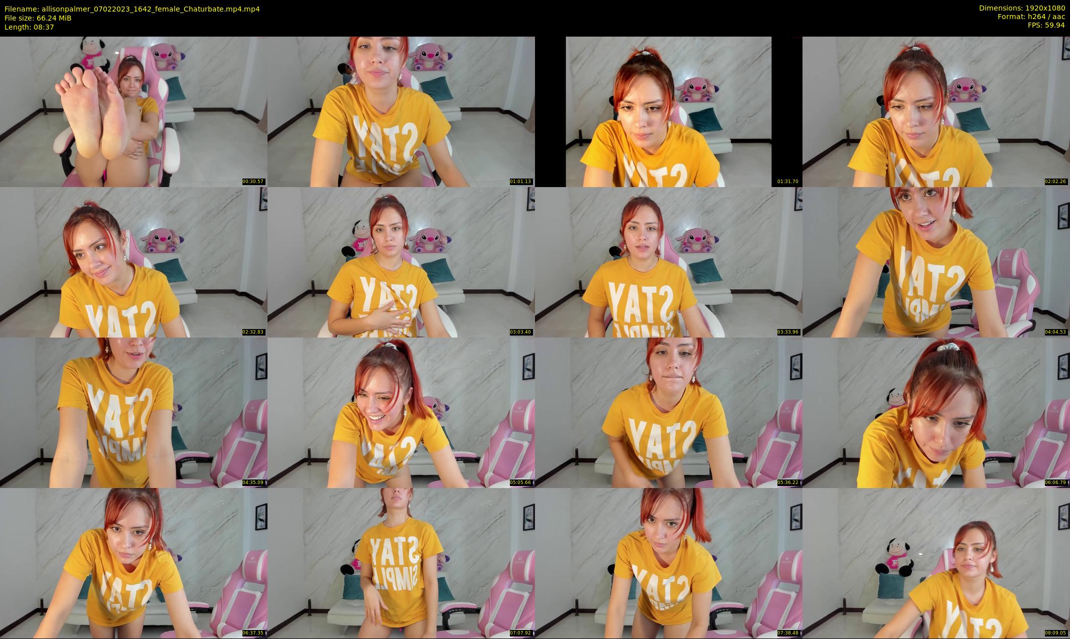 allisonpalmer — 9 minute Chaturbate female cam show recording, 1080p, Feb 7, 2023