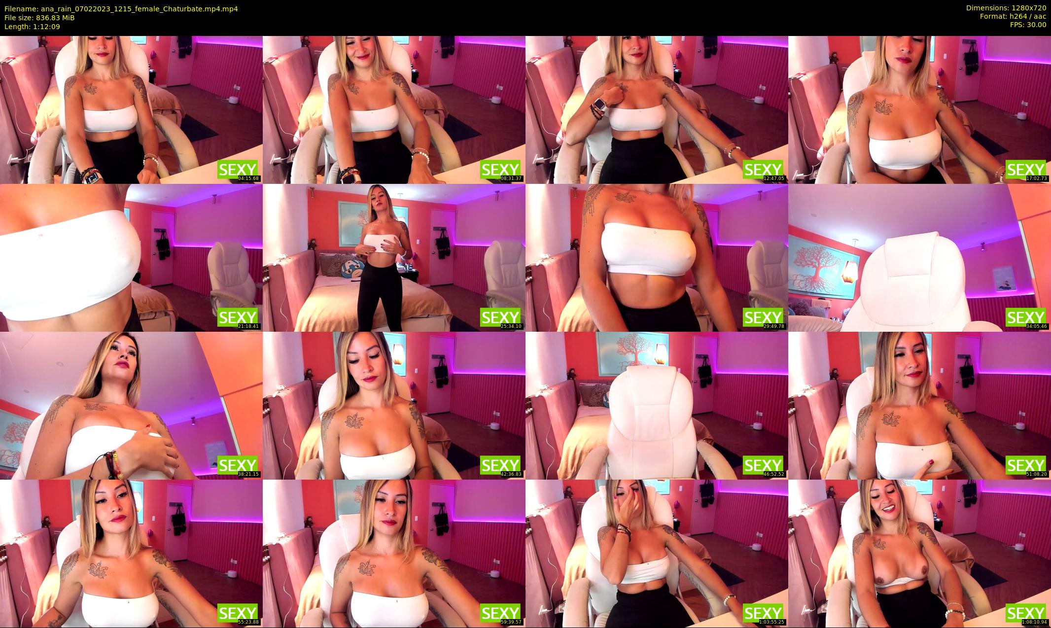 ana_rain — 73 minute Chaturbate female cam show recording, 720p, Feb 7, 2023