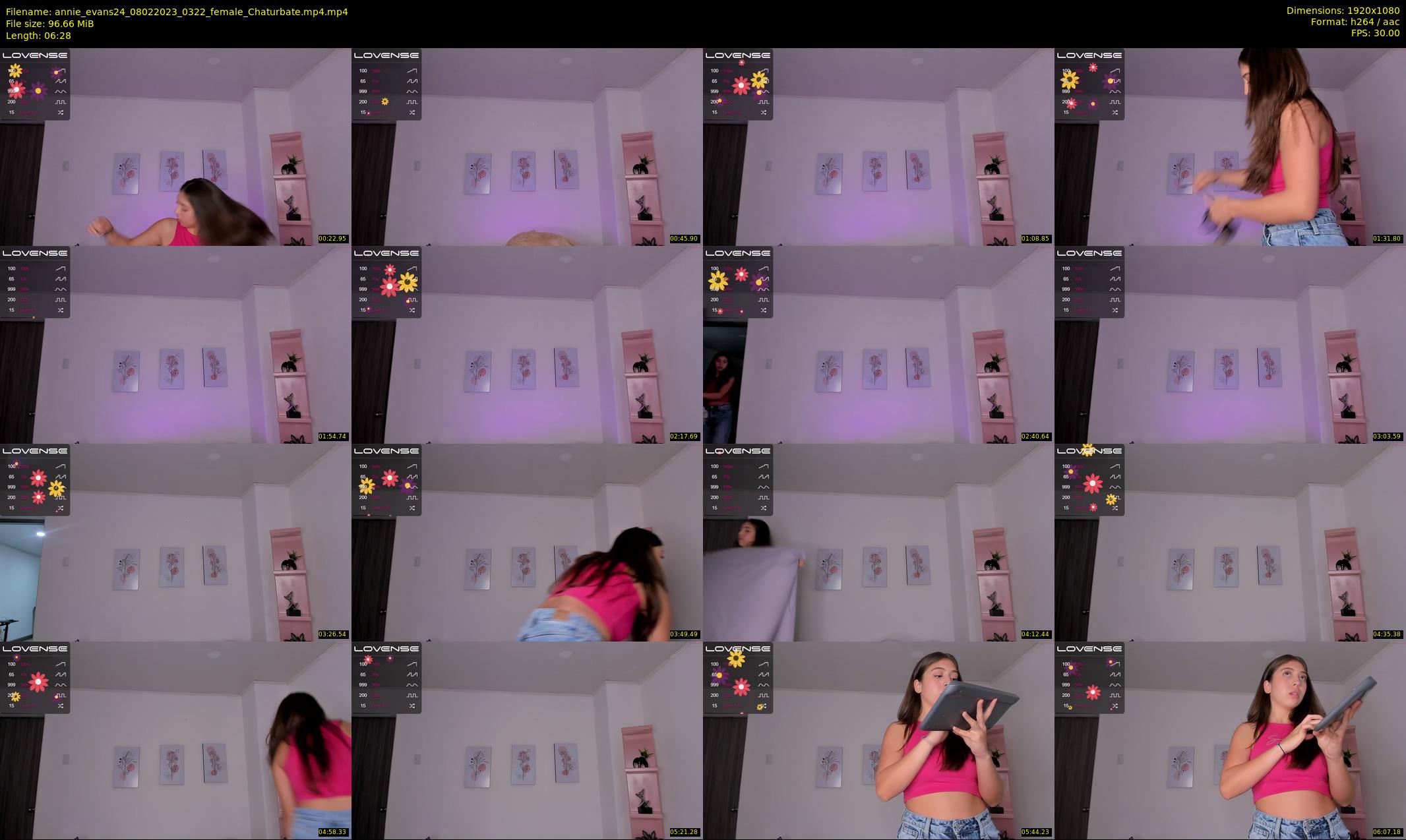 annie_evans24 — 7 minute Chaturbate female cam show recording, 1080p, Feb 8, 2023