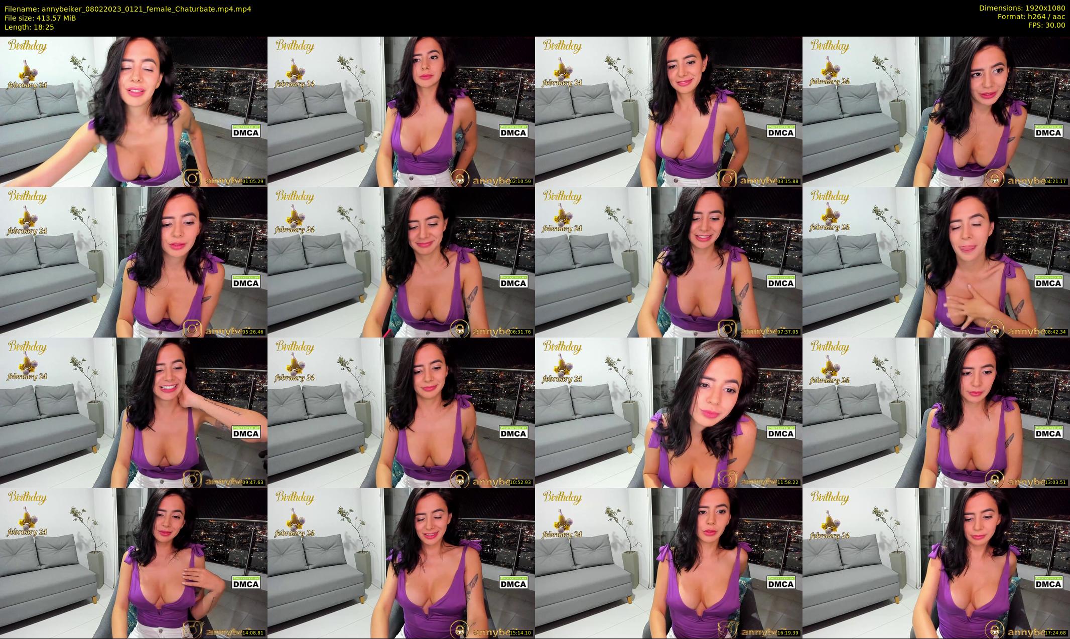 annybeiker — 19 minute Chaturbate female cam show recording, 1080p, Feb 8, 2023