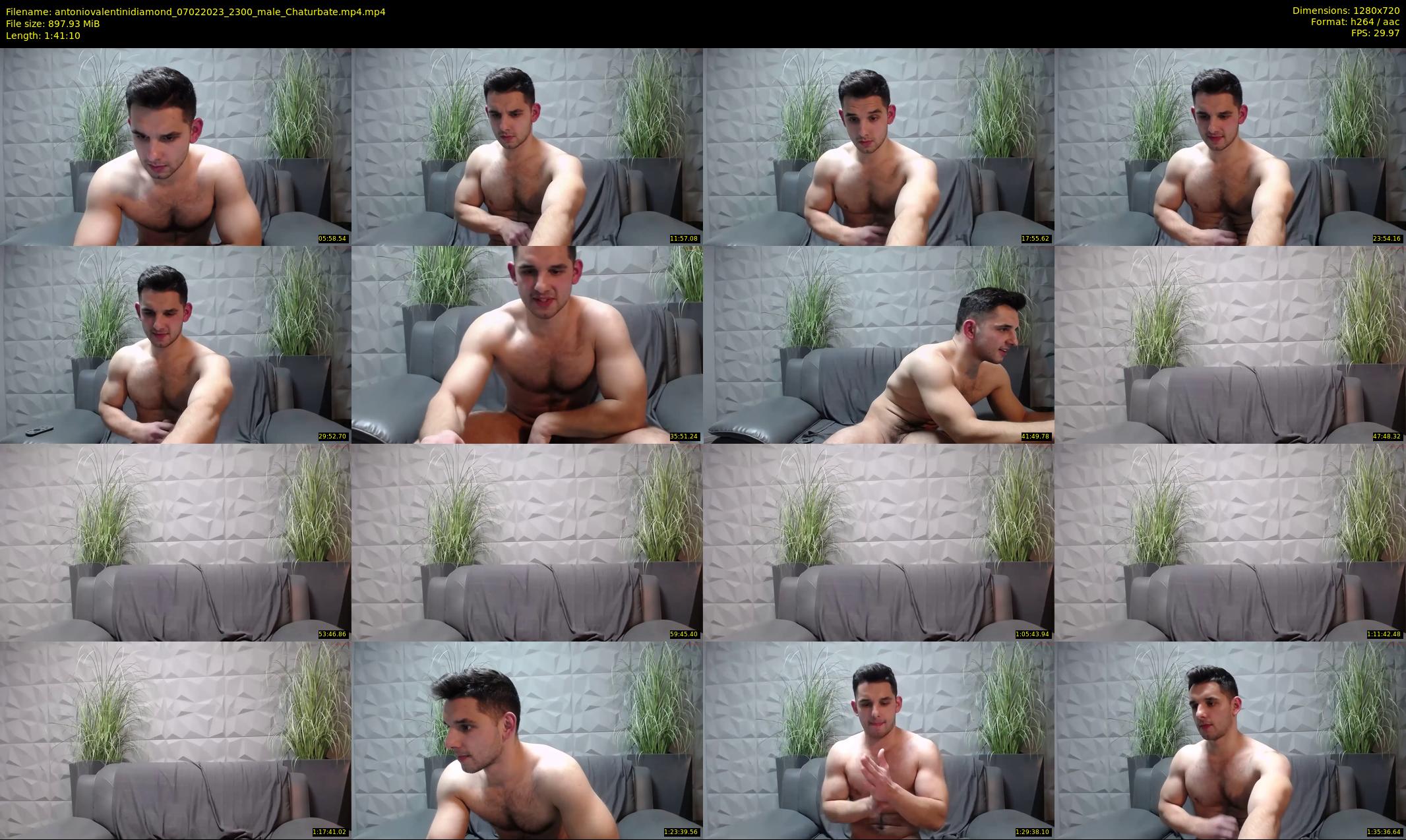antoniovalentinidiamond — 102 minute Chaturbate male cam show recording, 720p, Feb 7, 2023