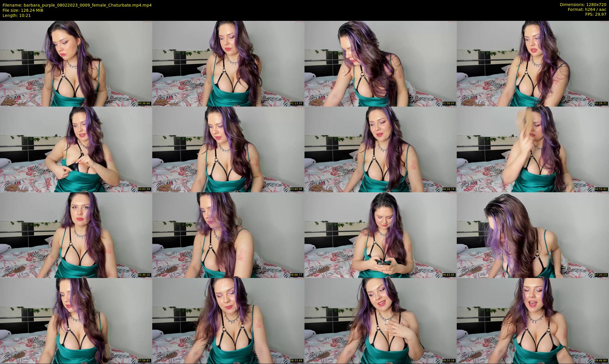 barbara_purple — 11 minute Chaturbate female cam show recording, 720p, Feb 8, 2023