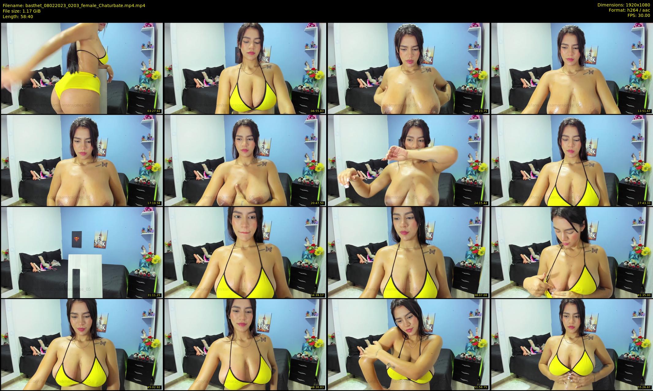 basthet — 59 minute Chaturbate female cam show recording, 1080p, Feb 8, 2023