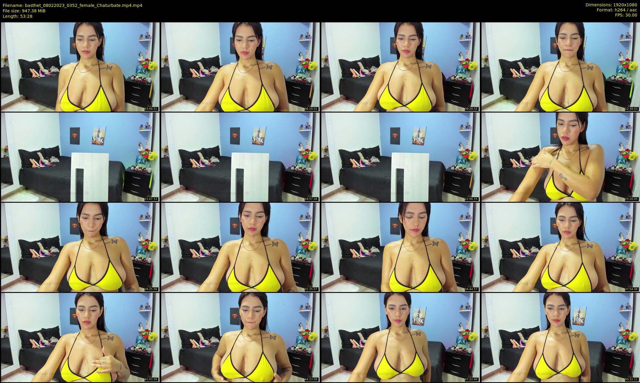 basthet — 54 minute Chaturbate female cam show recording, 1080p, Feb 8, 2023