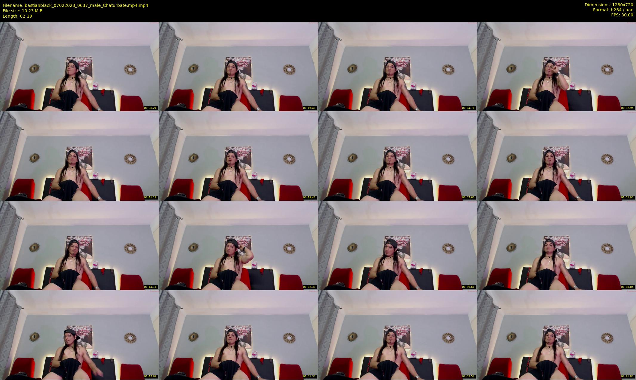 bastianblack — 3 minute Chaturbate male cam show recording, 720p, Feb 7, 2023