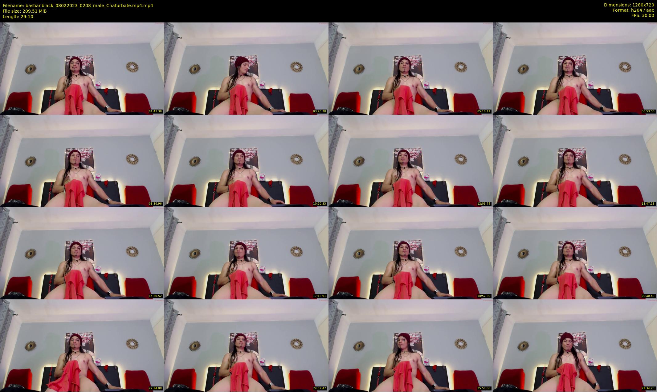 bastianblack — 30 minute Chaturbate male cam show recording, 720p, Feb 8, 2023