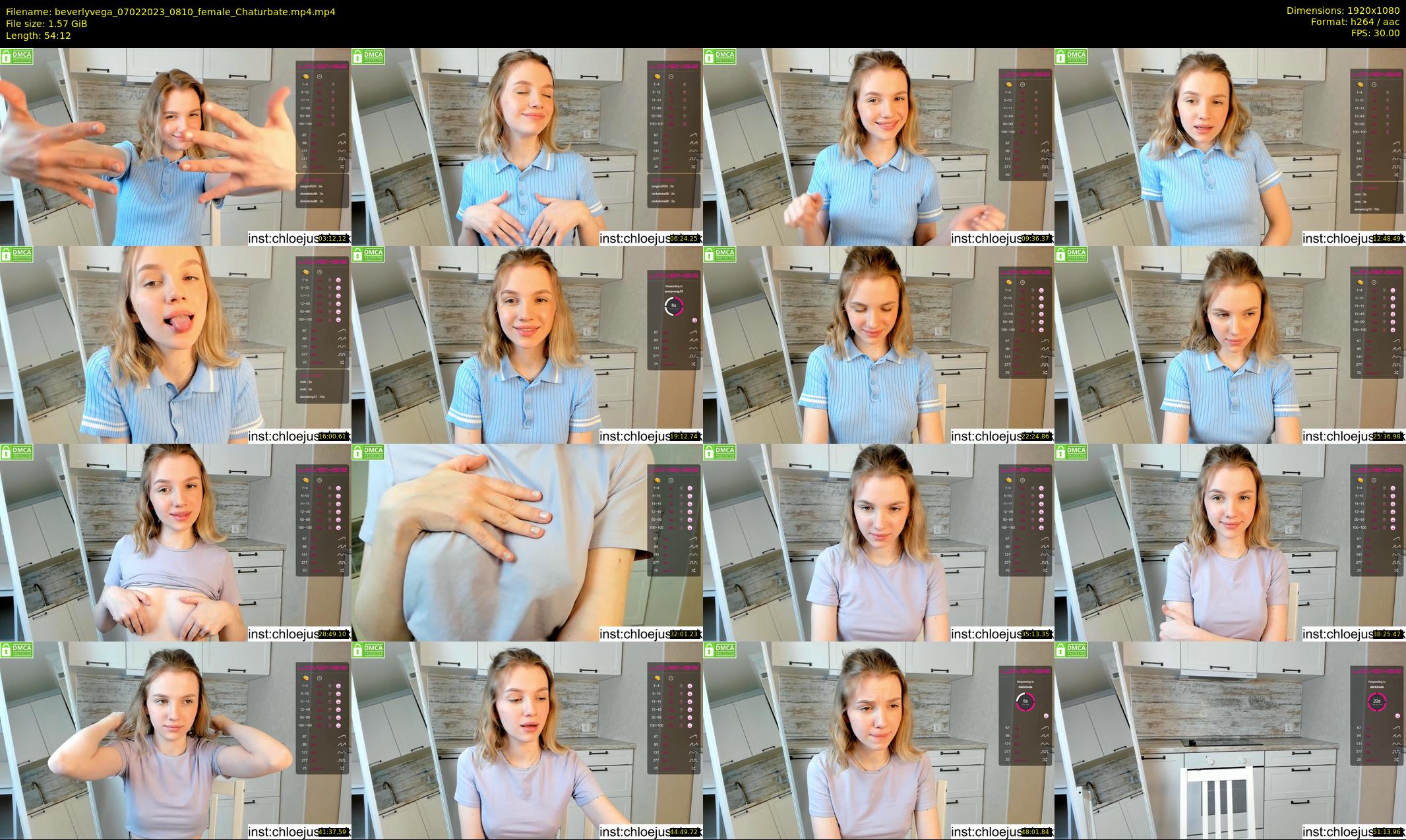 beverlyvega — 55 minute Chaturbate couple cam show recording, 1080p, Feb 7, 2023