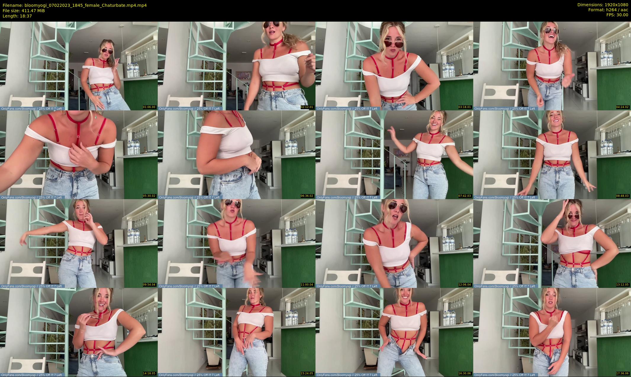 bloomyogi — 19 minute Chaturbate female cam show recording, 1080p, Feb 7, 2023