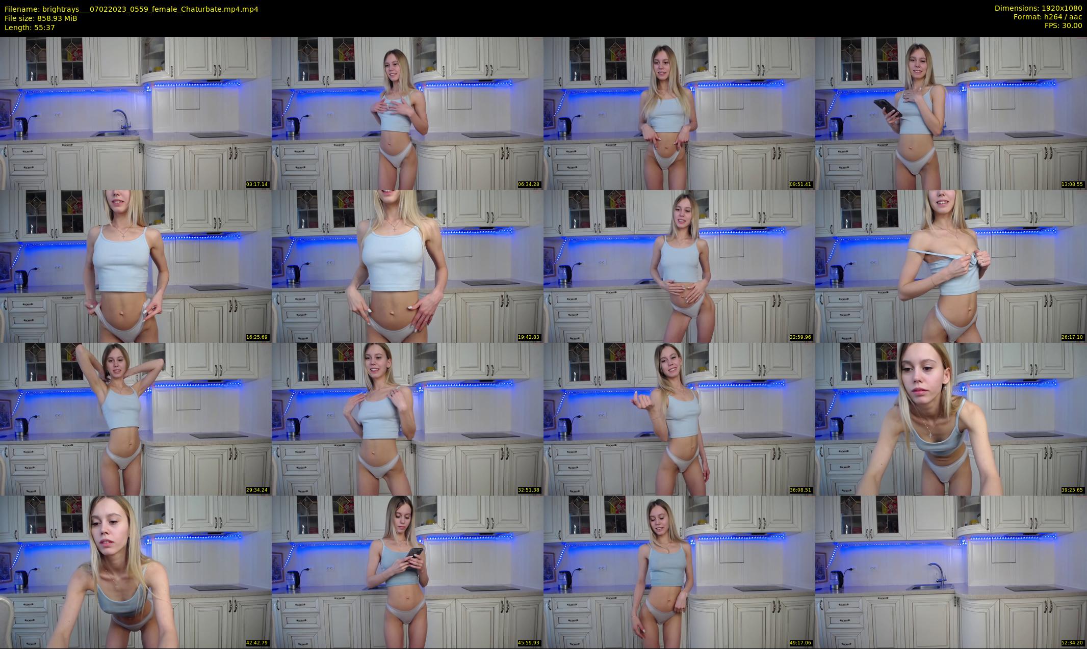brightrays__ — 56 minute Chaturbate female cam show recording, 1080p, Feb 7, 2023
