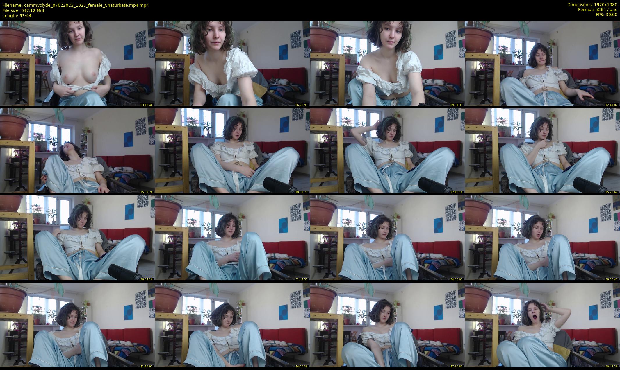 cammyclyde — 54 minute Chaturbate female cam show recording, 1080p, Feb 7, 2023