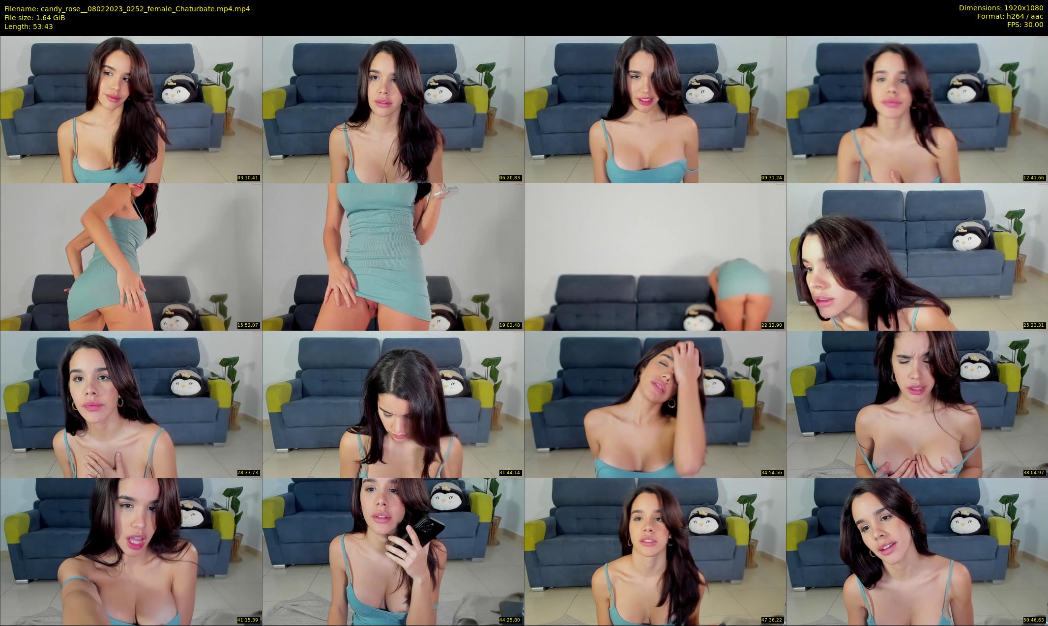 candy_rose_ — 54 minute Chaturbate female cam show recording, 1080p, Feb 8, 2023