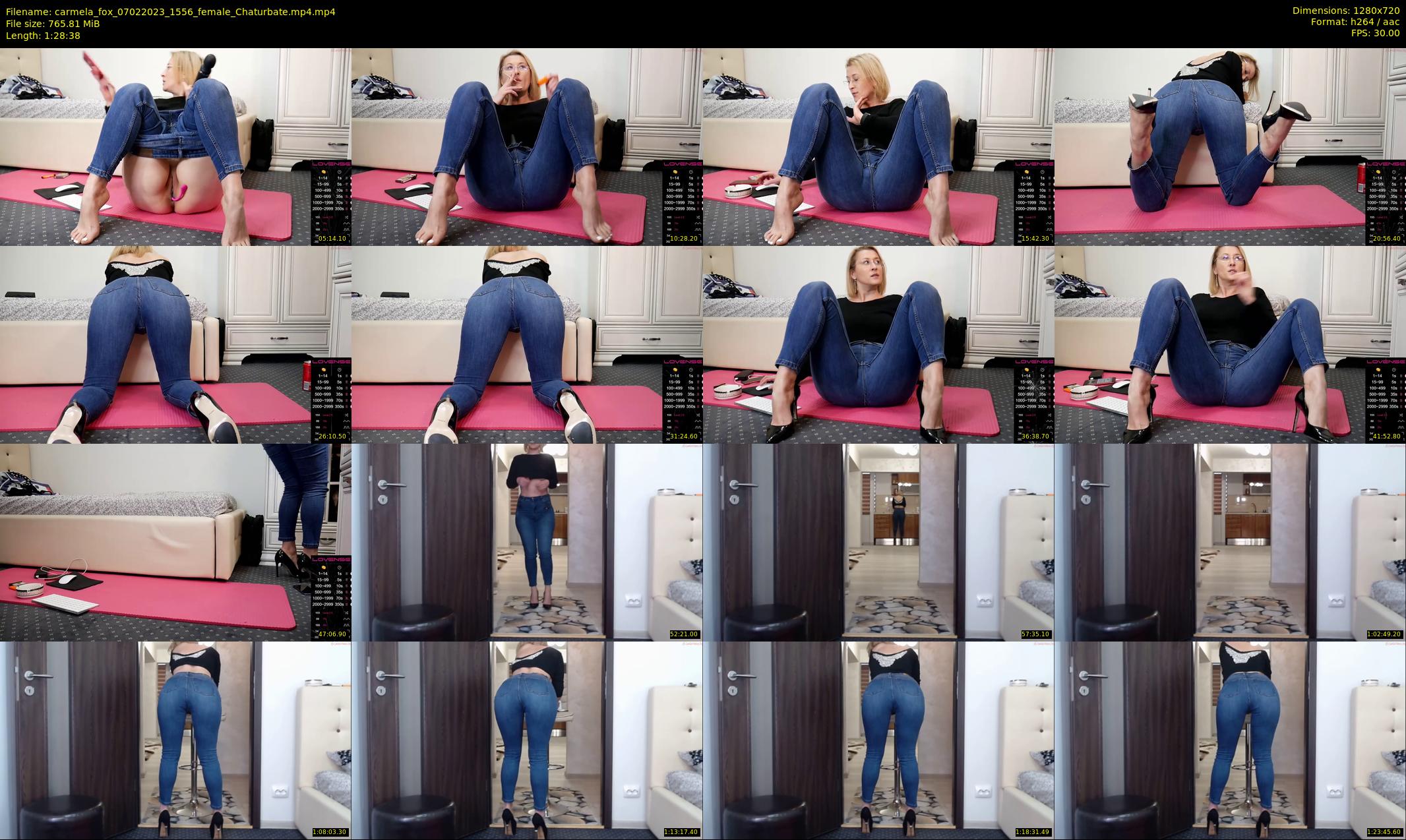 carmela_fox — 89 minute Chaturbate female cam show recording, 720p, Feb 7, 2023